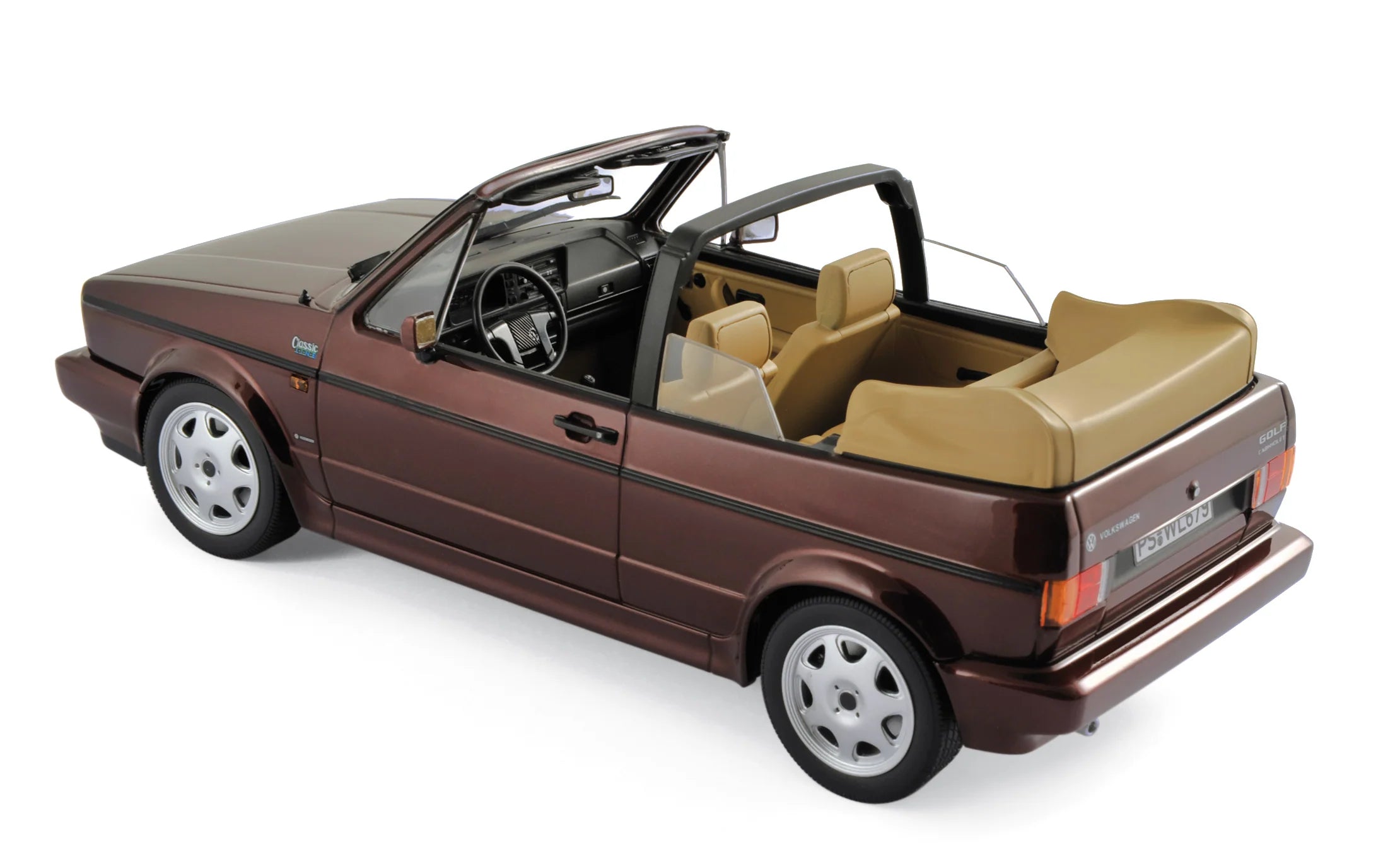 VW Golf Cabriolet Classic Line 1992 Red metallic 1:18