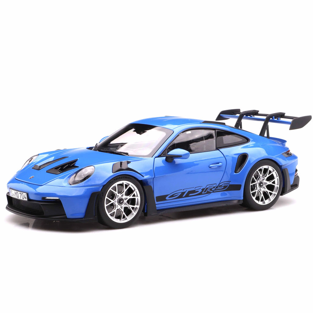 Porsche 911 GT3 RS pack Weissach 2022 Bleu Requin 1:18