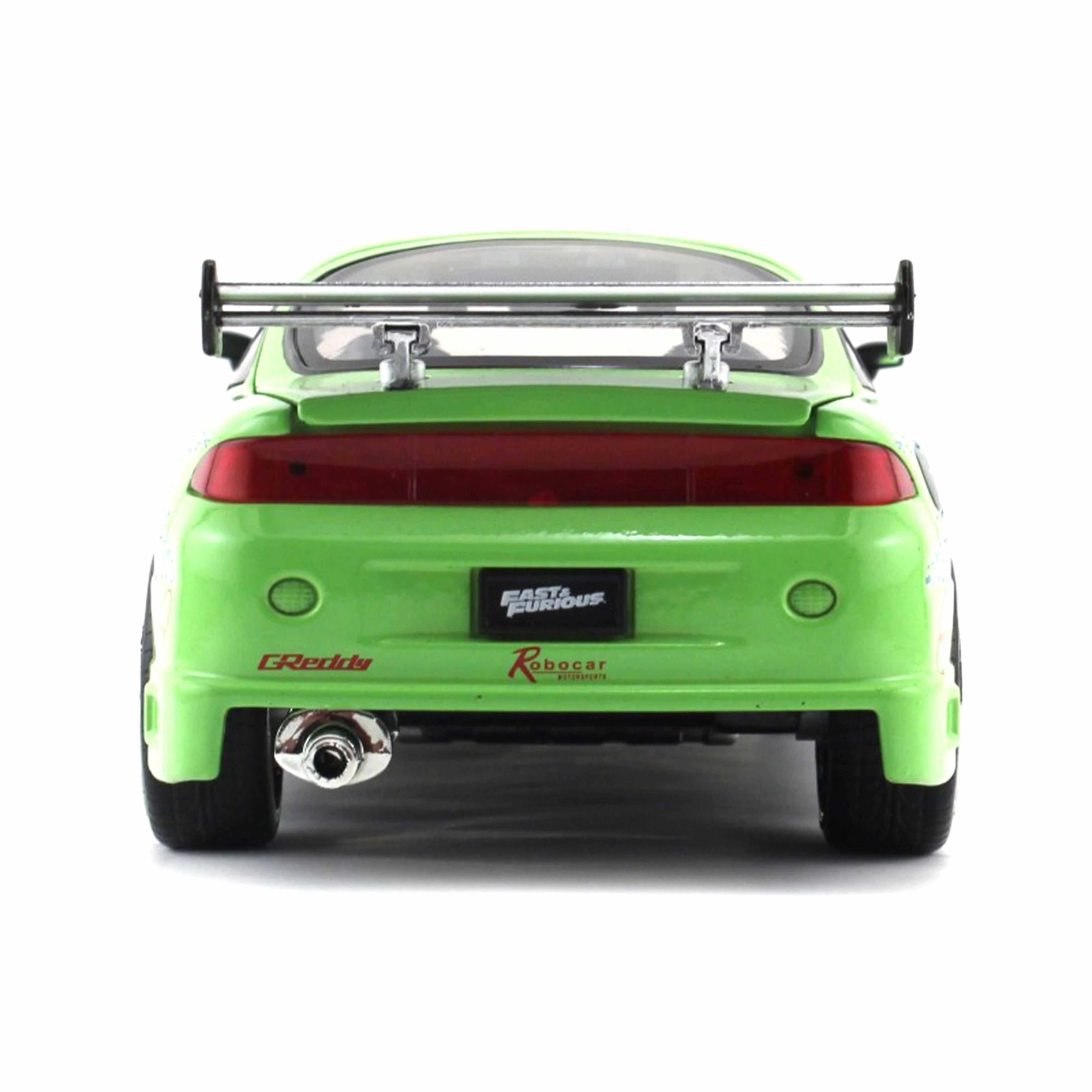 Mitsubishi Eclipse Green Brian O'Connor 1995 Fast and Furious 1:24