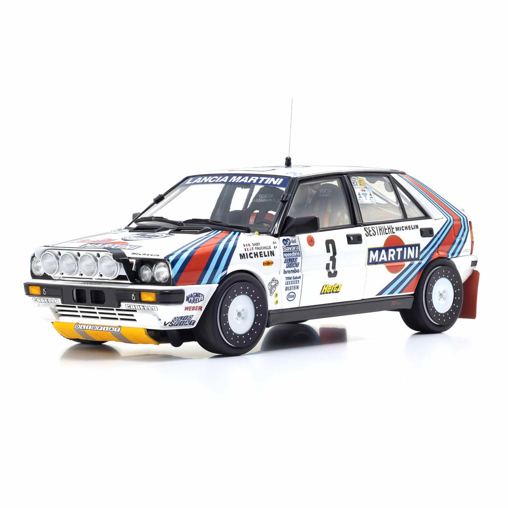 Lancia Delta HF 4WD 1988 Rallye Monte-Carlo LANCIA MARTINI N°3 1/18