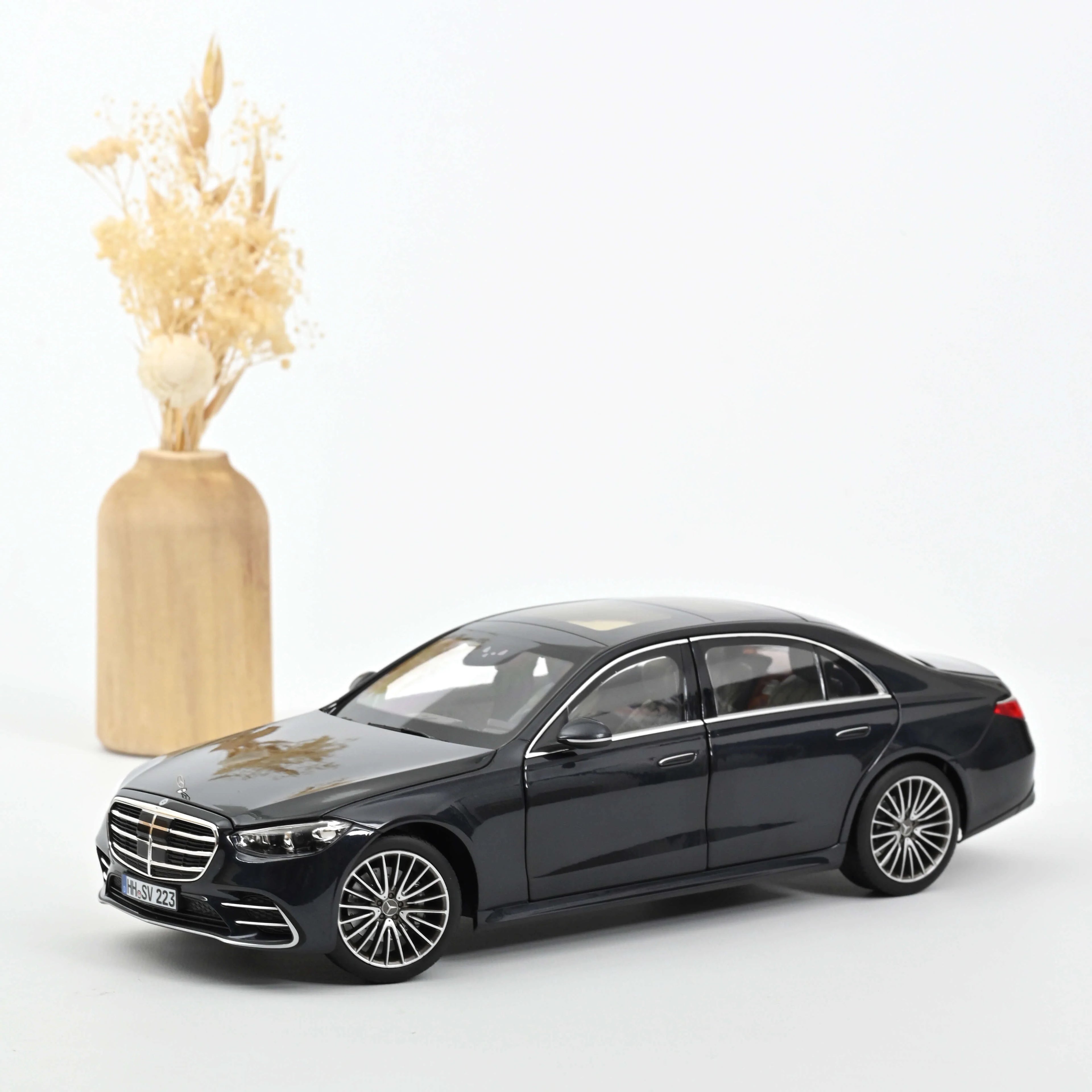 Mercedes-Benz S-Class AMG-Line 2021 Anthracite blue metallic 1:18