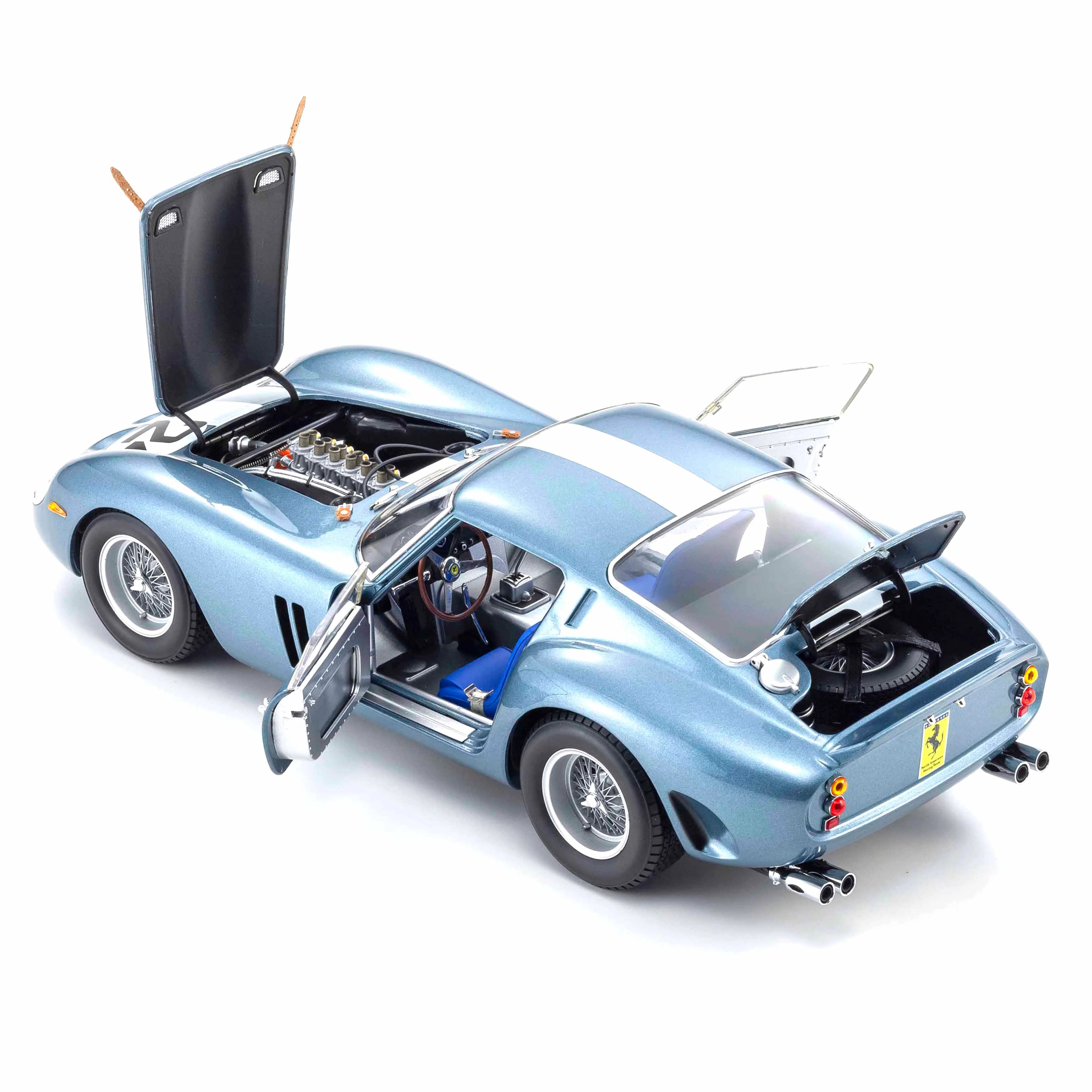 Ferrari 250 GTO 1962 Sebring Blue n°24 1:18