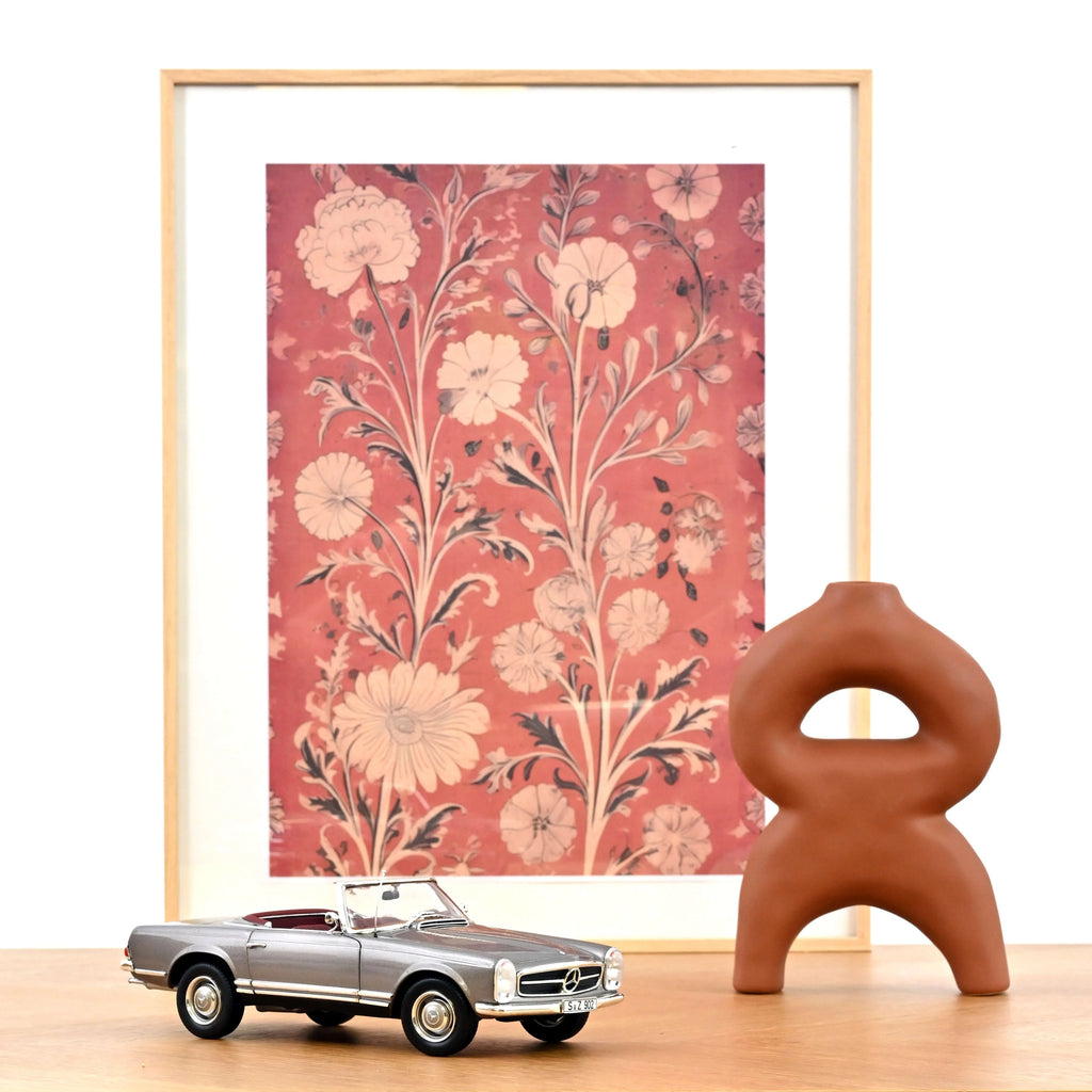 Nomade terracotta ceramic vase