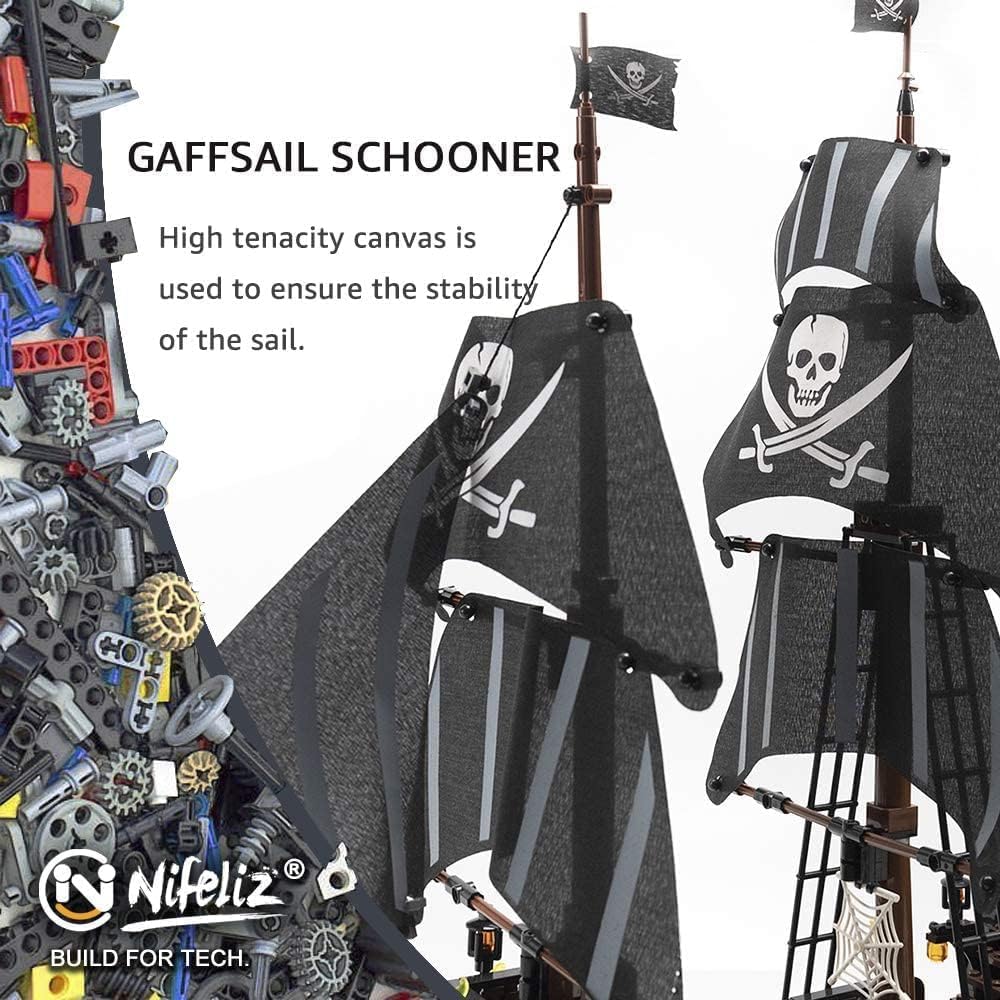 Nifeliz Black Hawk Pirates Ship (1352PCS, NF10288)