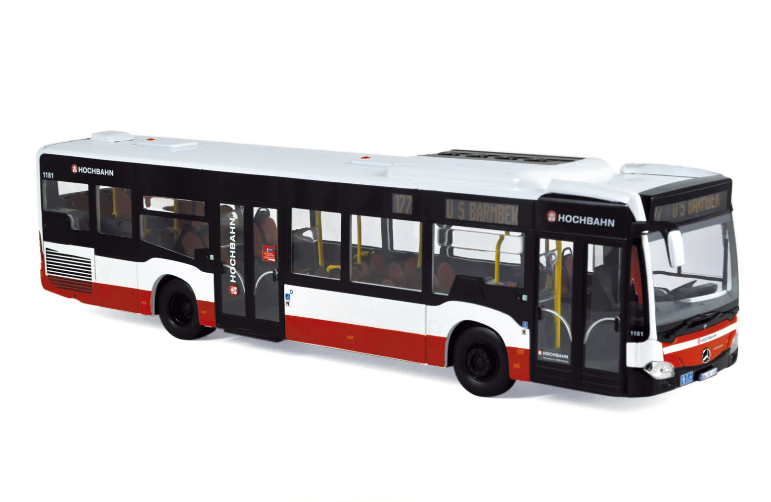 Mercedes-Benz Citaro Hamburger Hochbahn 2011 White&Red 1:43