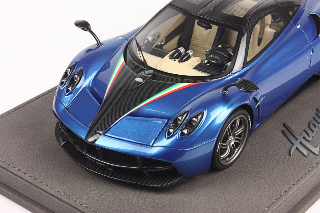 BBR Pagani Huayra New Edition Blue, Special Serial 01/20 - Limited 20 pcs with Display Case