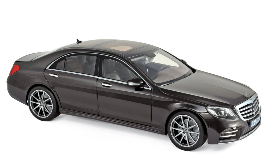 Mercedes-Benz S-Klasse AMG-Line 2018 Rubin Schwarz metallic 1:18