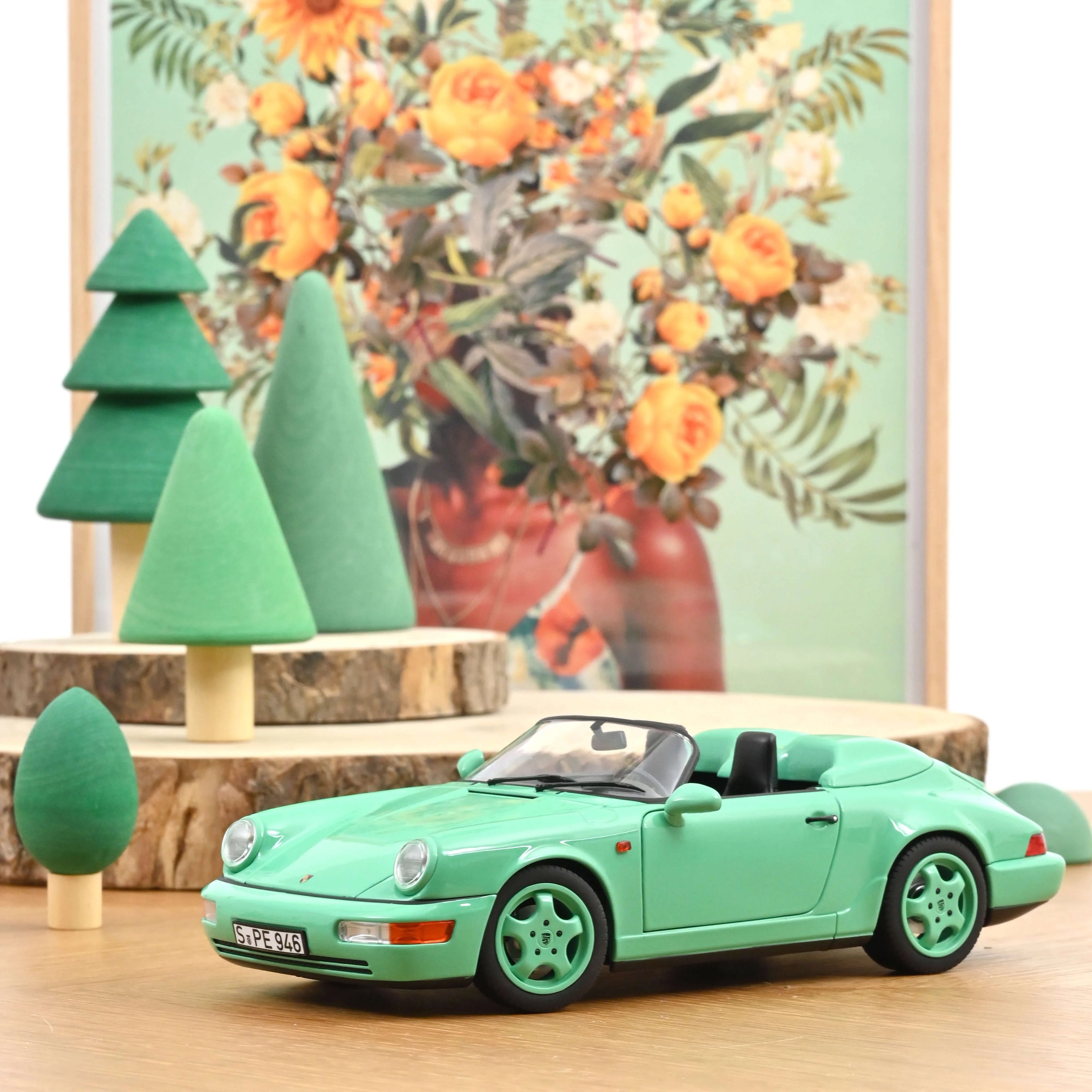 Porsche 911 Speedster 1994 Mint Green 1:18 - 200 pcs