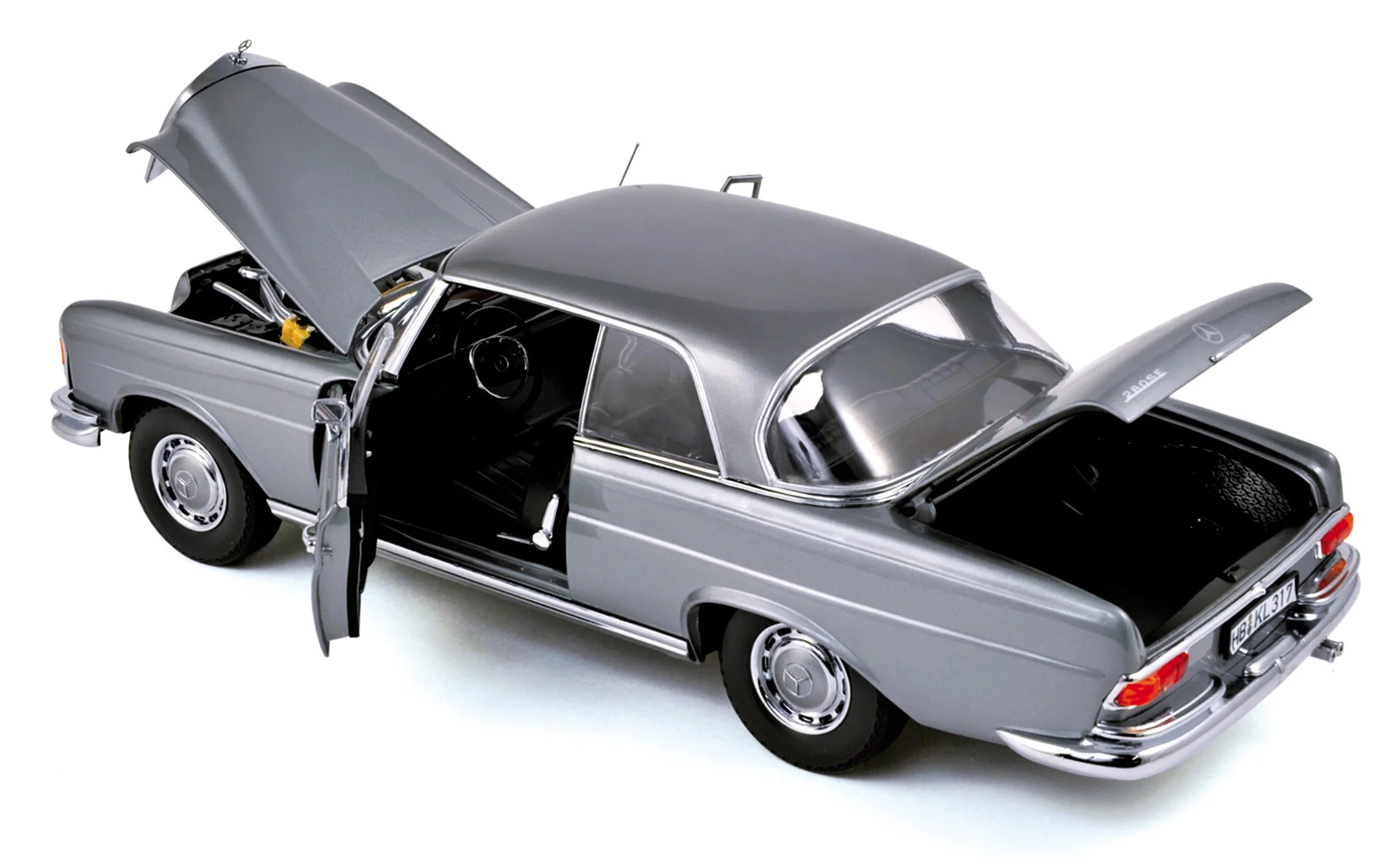 Mercedes-Benz 280 SE Coupe 1969 Grey 1:18