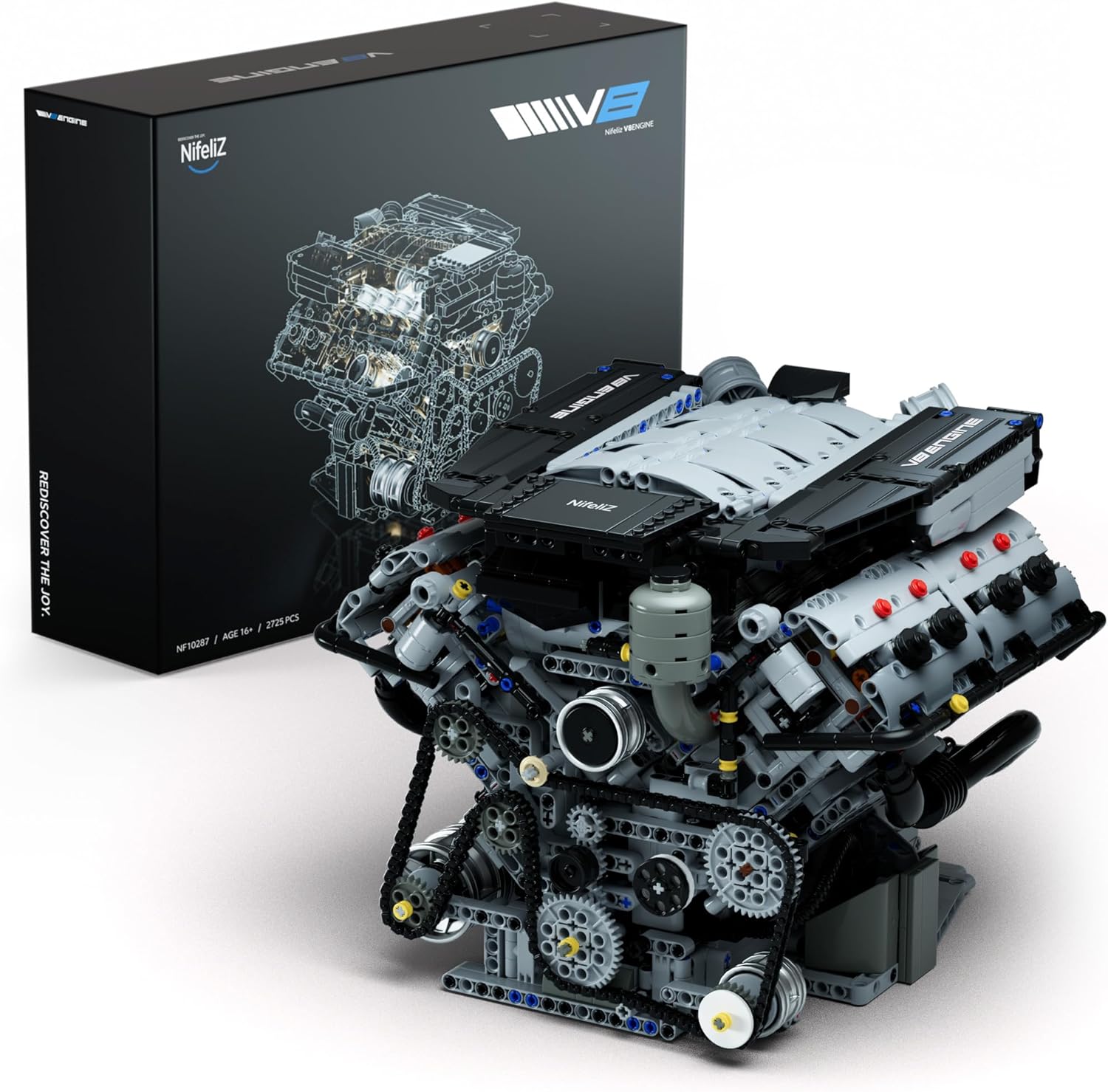 Nifeliz V8 Engine (2725 PCS, NF10287)
