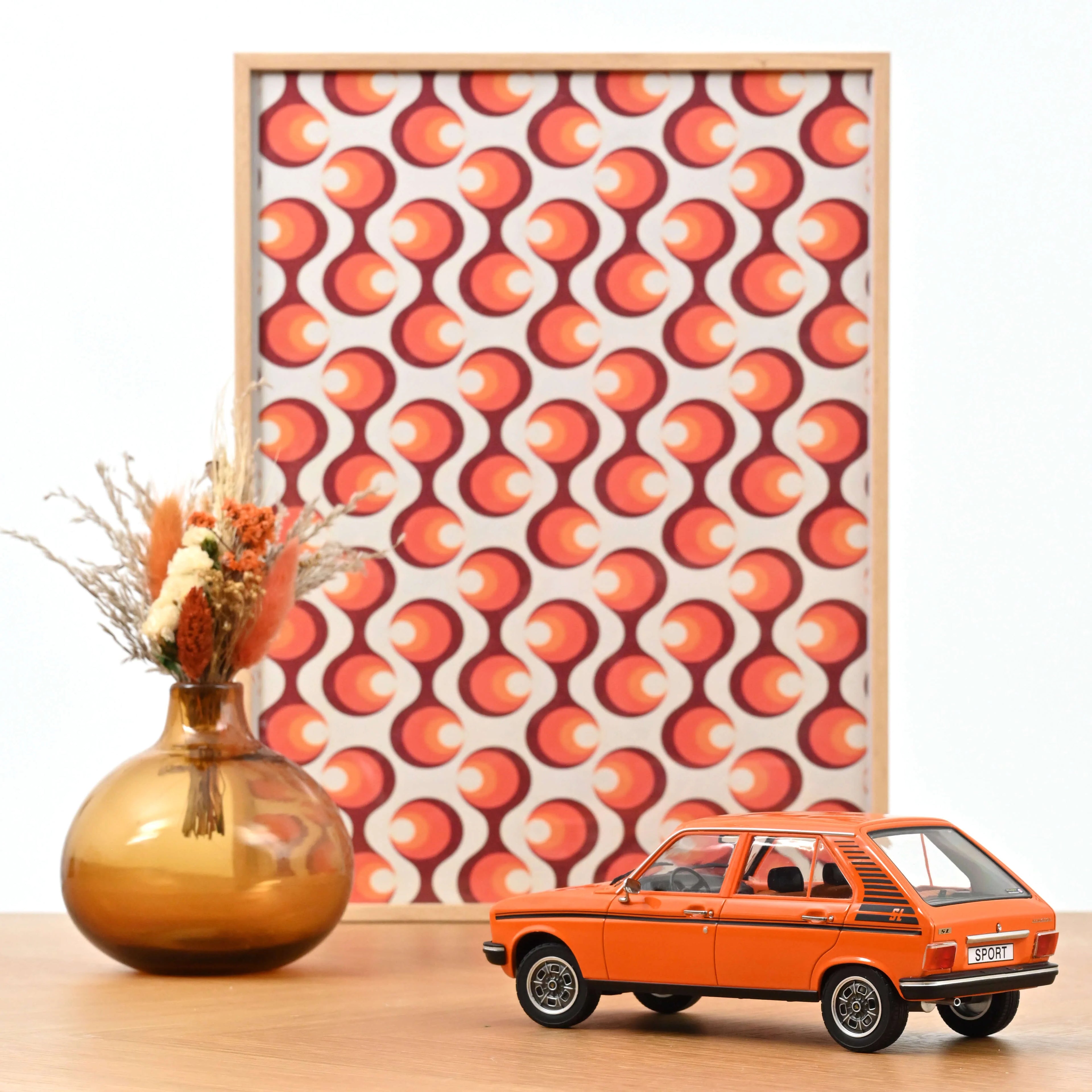 Peugeot 104 SL Sport 1979 Orange 1:18  - 104pcs