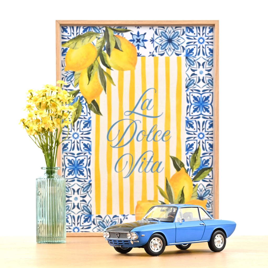Lancia Fulvia 1600 HF 1971 Medium Blue 1:18 - 200pcs