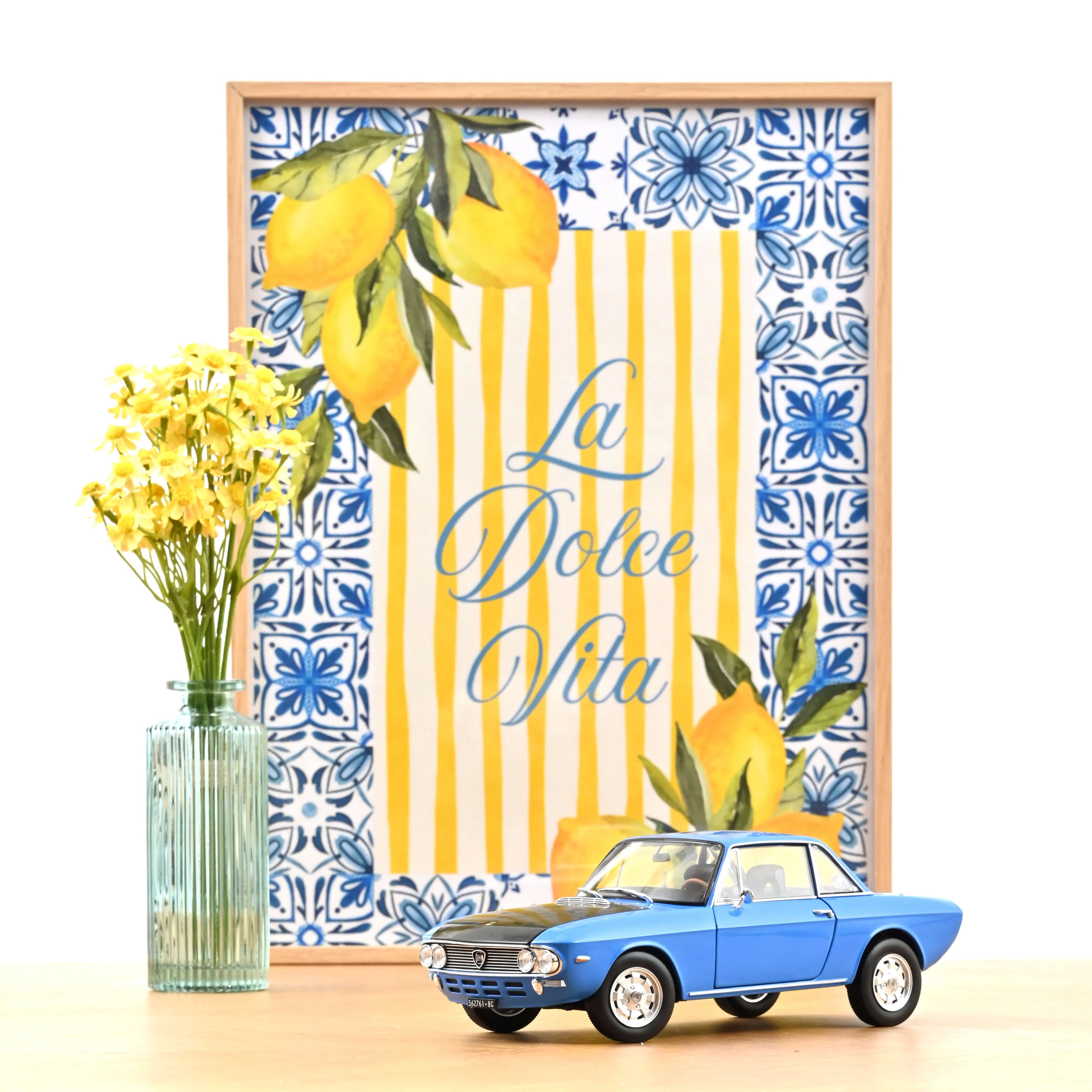 Lancia Fulvia 1600 HF 1971 Medium Blue 1:18 - 200pcs