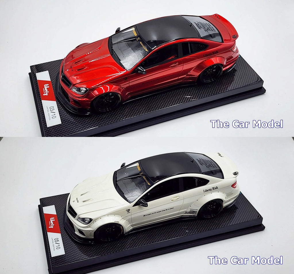 Mercedes Benz C63 Liberty Walk Performance White, Red - Limited 10 pcs by LB Work
