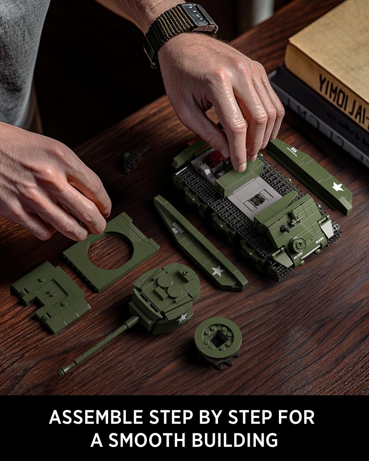 Nifeliz Sherman Military Tank (860 PCS, NF10313)
