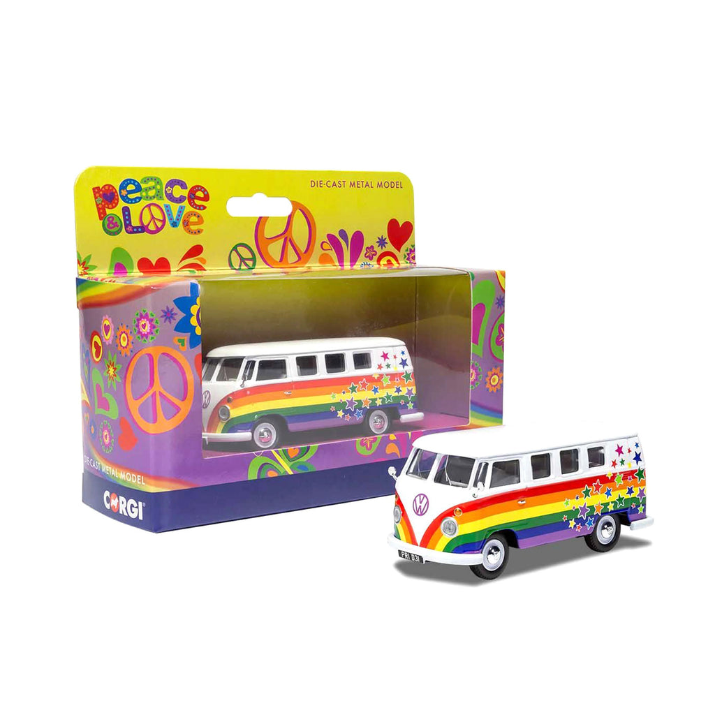 VW Campervan - Peace Love and Wishes 1:43
