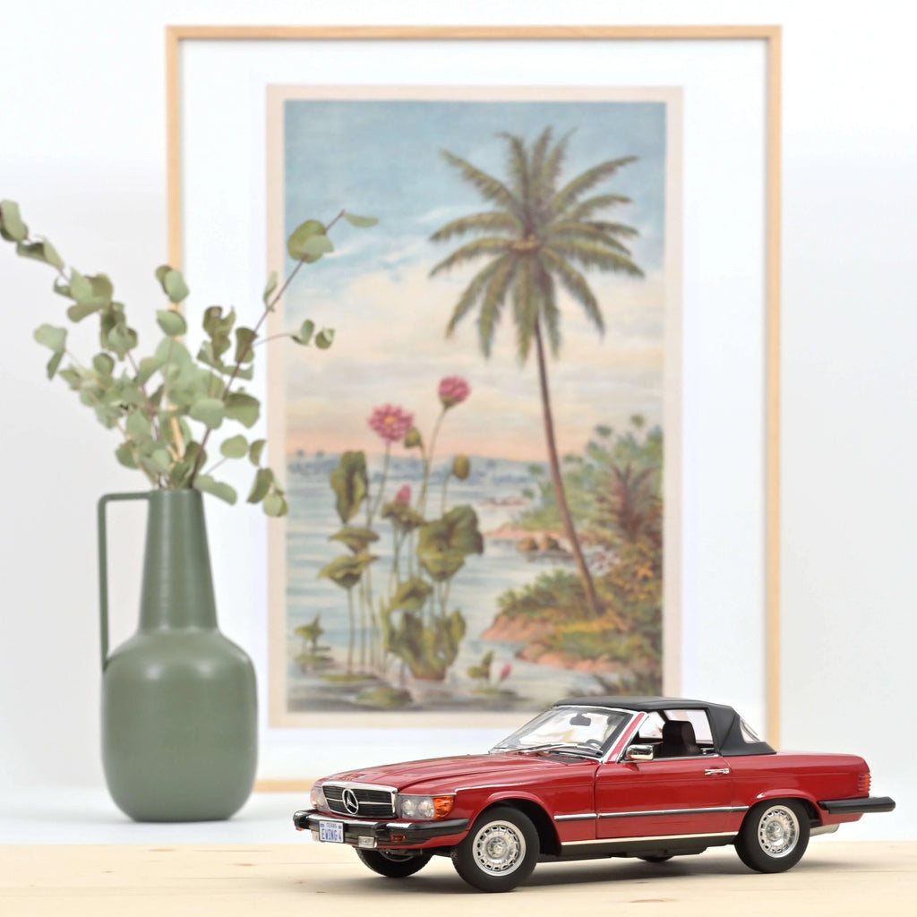 Mercedes-Benz 450 SL (US-Version) 1979 Rot 1:18