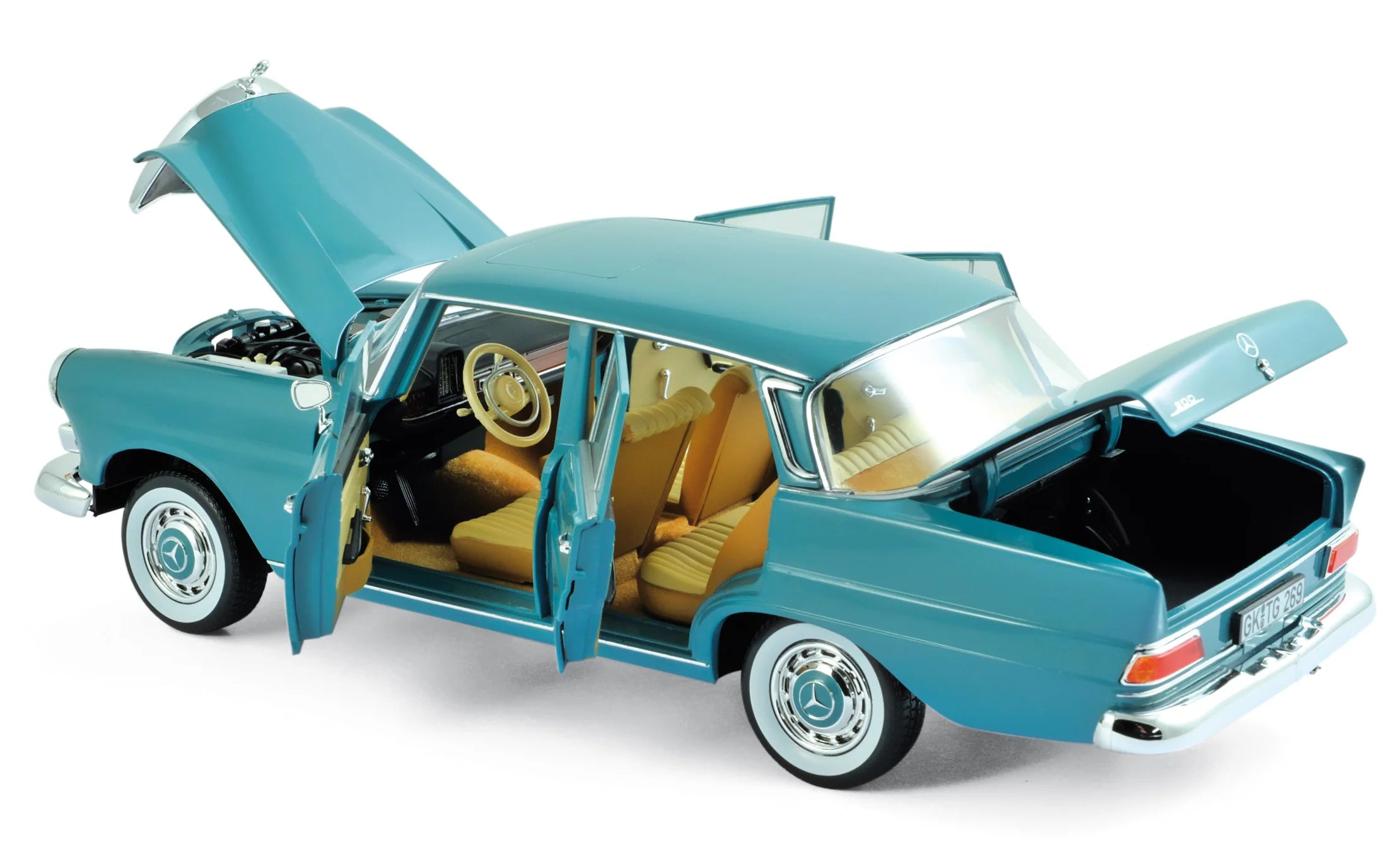 Mercedes-Benz 200 1966 Moosgreen 1:18