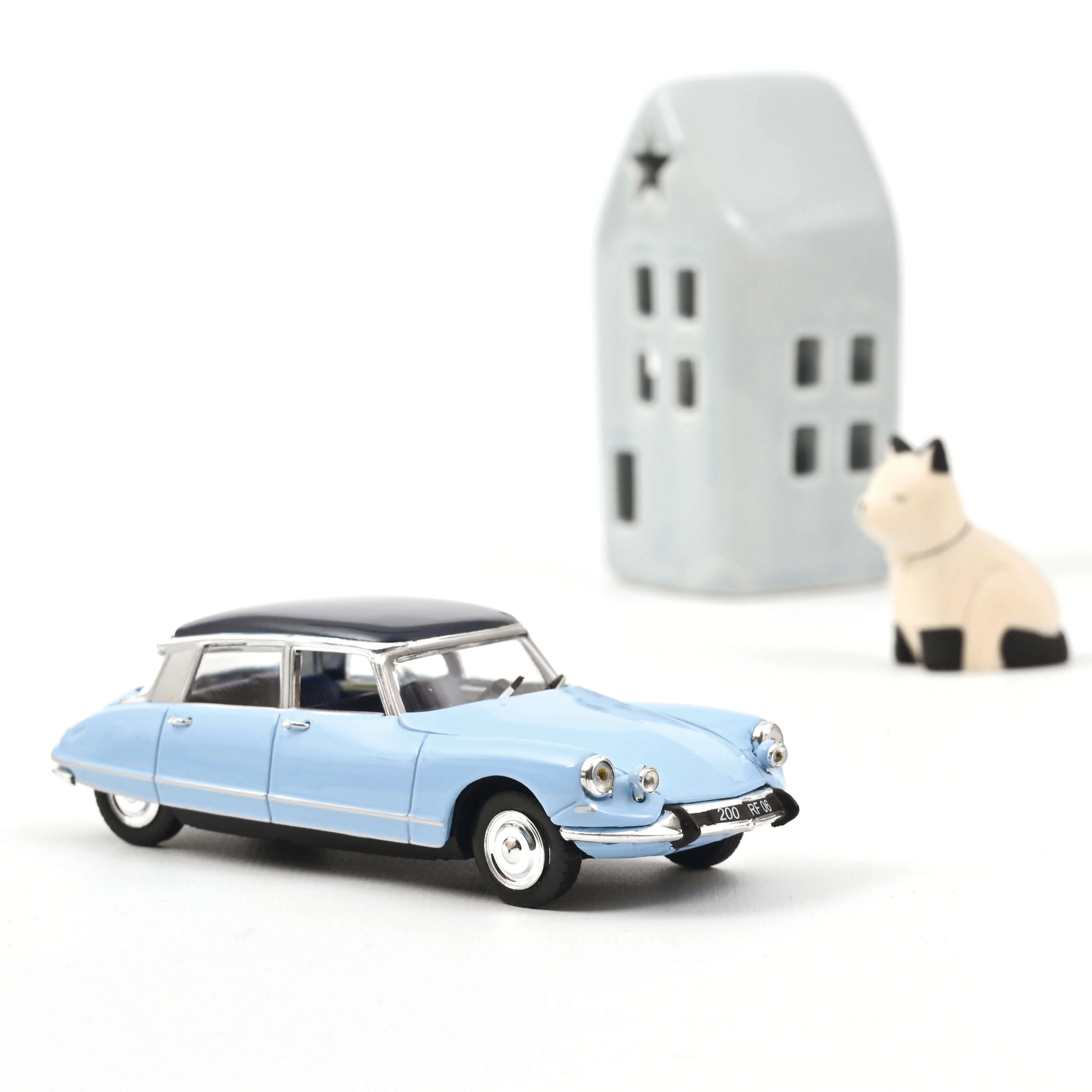 Citroën DS 21 Pallas 1967 Monte Carlo Blue&Orient Blue 1:43