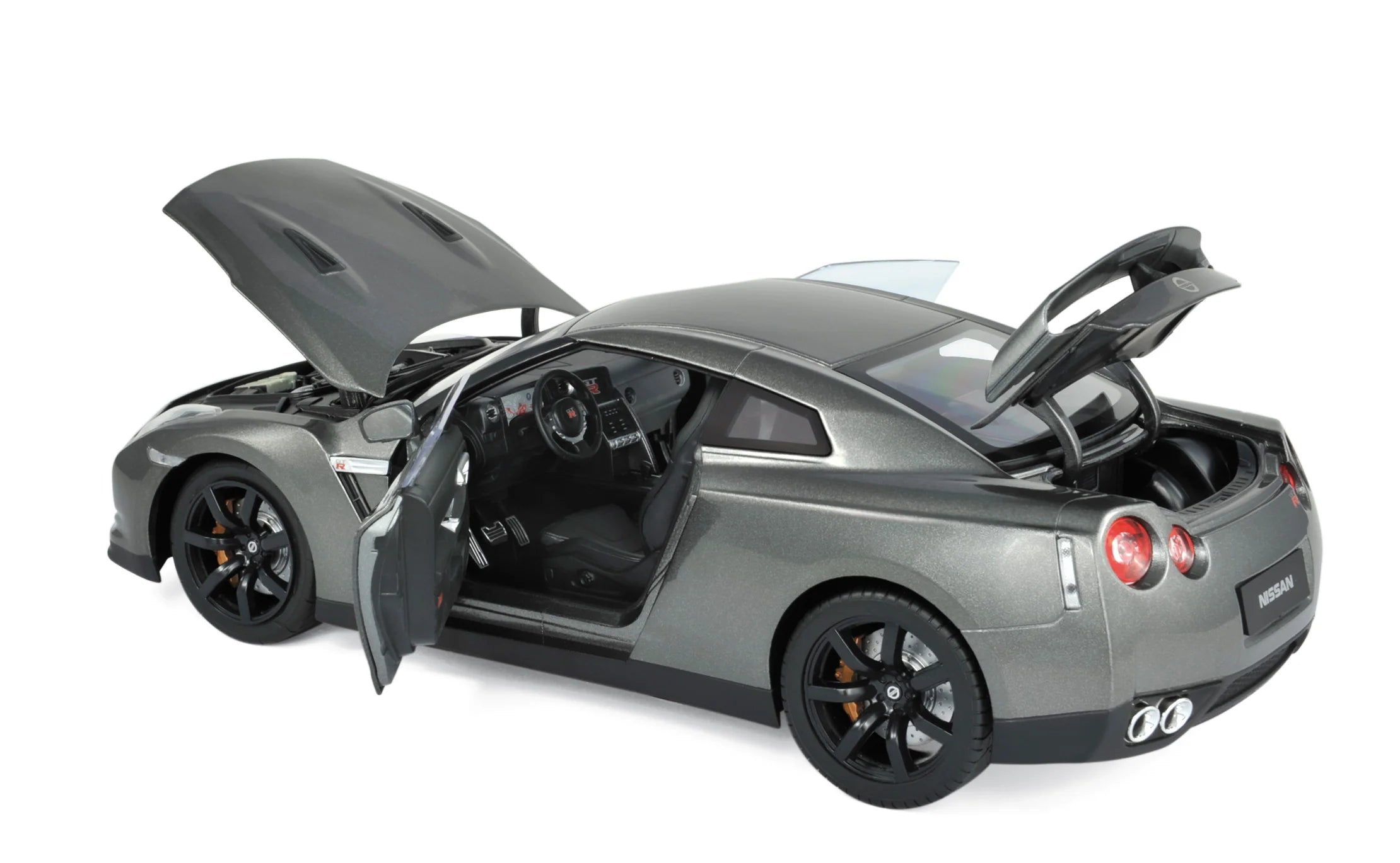 Nissan GTR R-35 2008 Dark Grey metallic 1:18