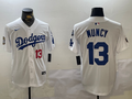 Men's Los Angeles Dodgers Max Muncy #13 White Game Player Jersey