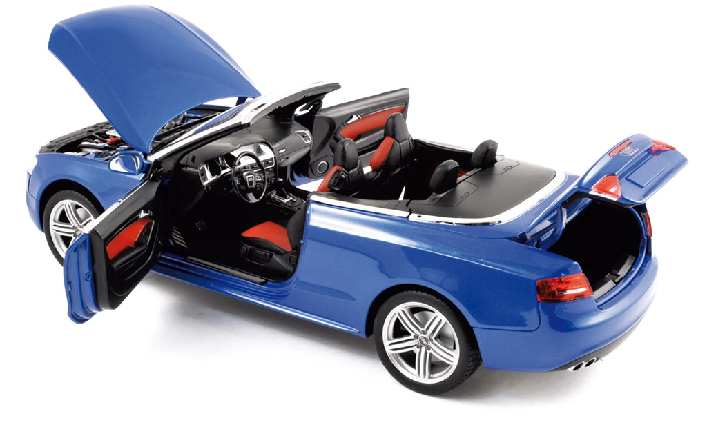 Audi S5 Convertible 2009 Sprintblue Pearleffect 1:18