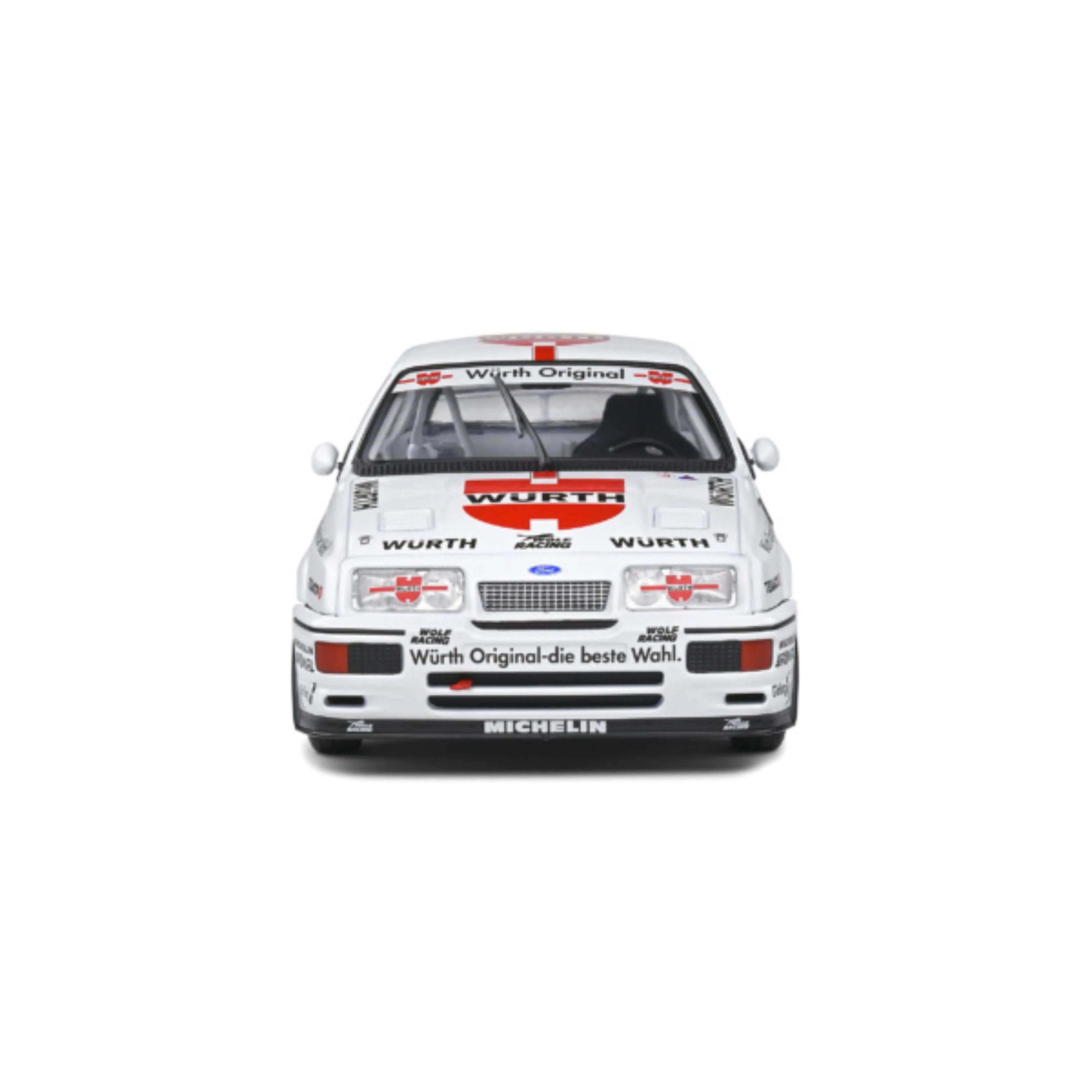 Ford Sierra RS 500 White A. Hahne #25 Nürburgring DTM 1988 1:18