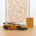 Porsche Cayman GT4 RS w/Weissach Pack 2023 Bahama Yellow 1:18