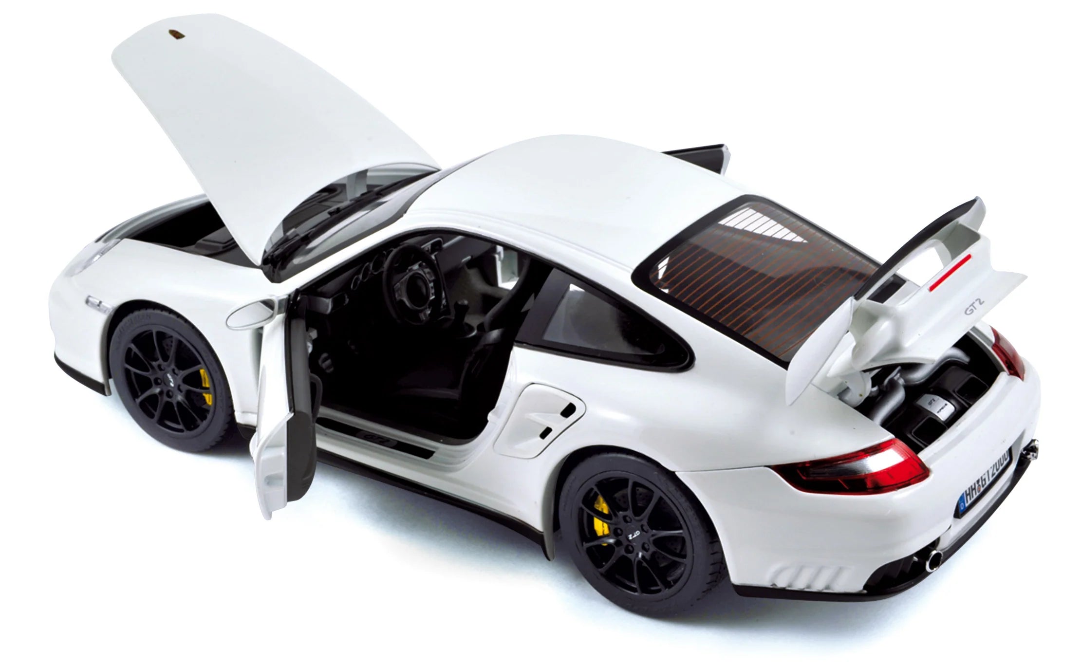 Porsche 911 GT2 2007 White 1:18