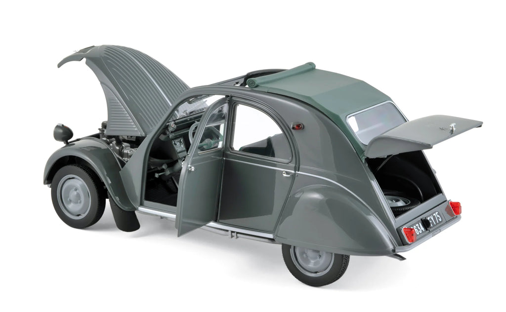 Citroën 2CV AZL Malle Bombée 1957 Grey 1:18