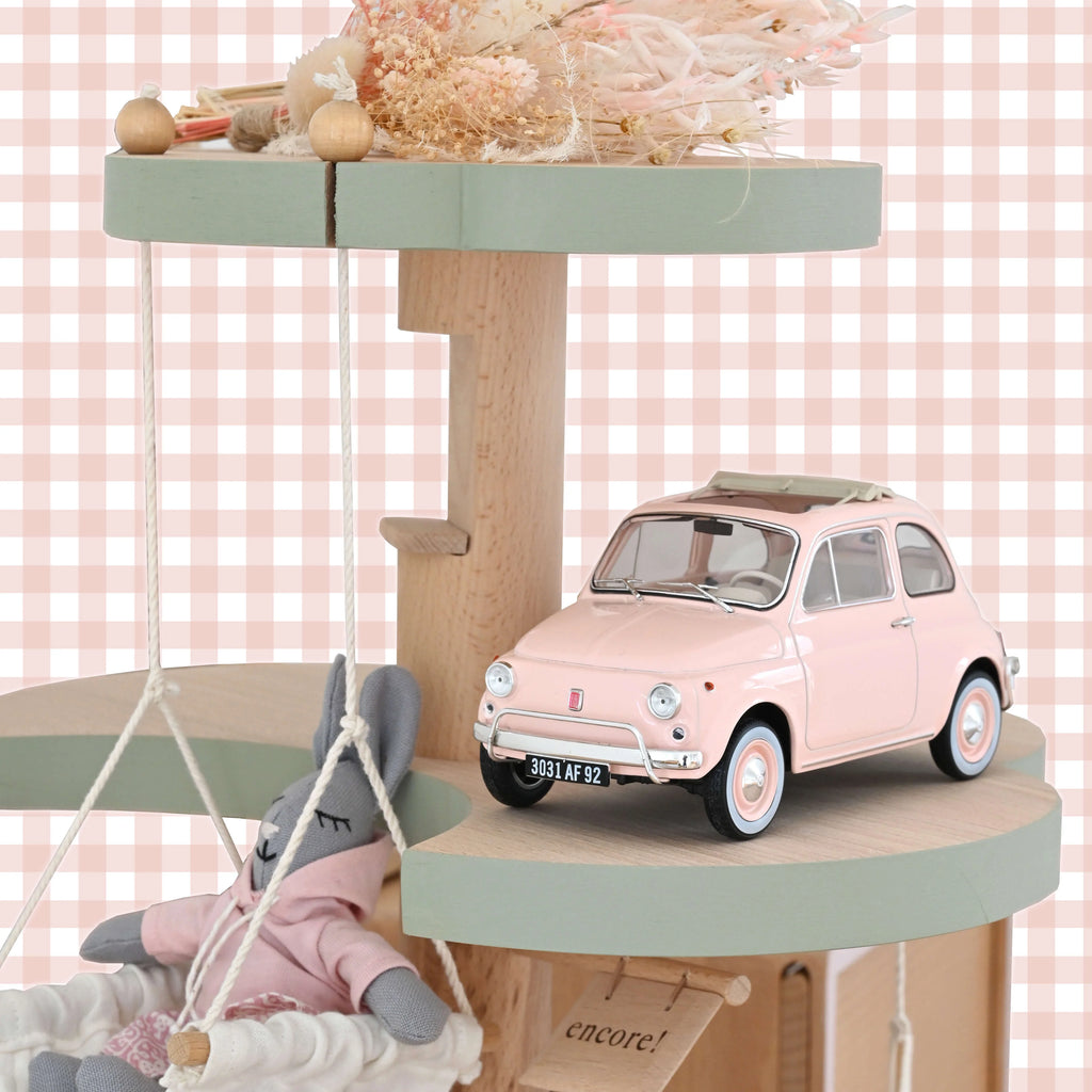 Fiat 500 L 1968 Pink Special birth pack 1:18
