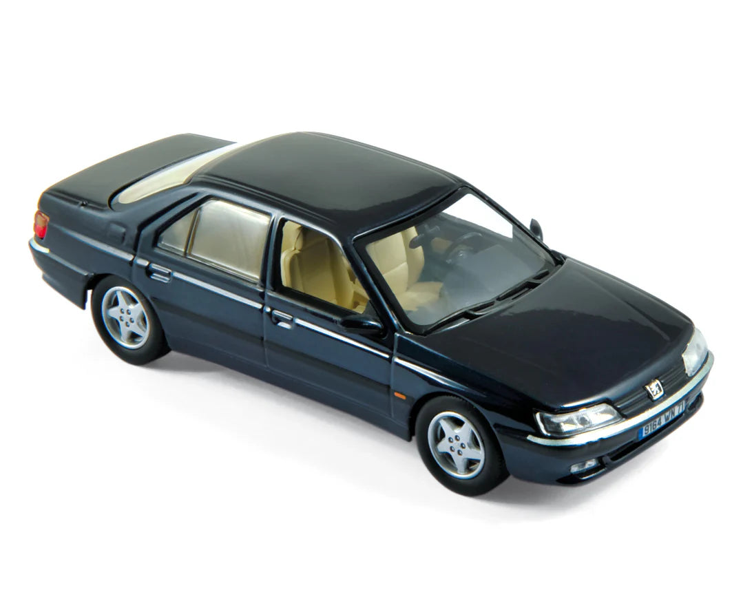 Peugeot 605 1998 Rhodes Blue 1:43