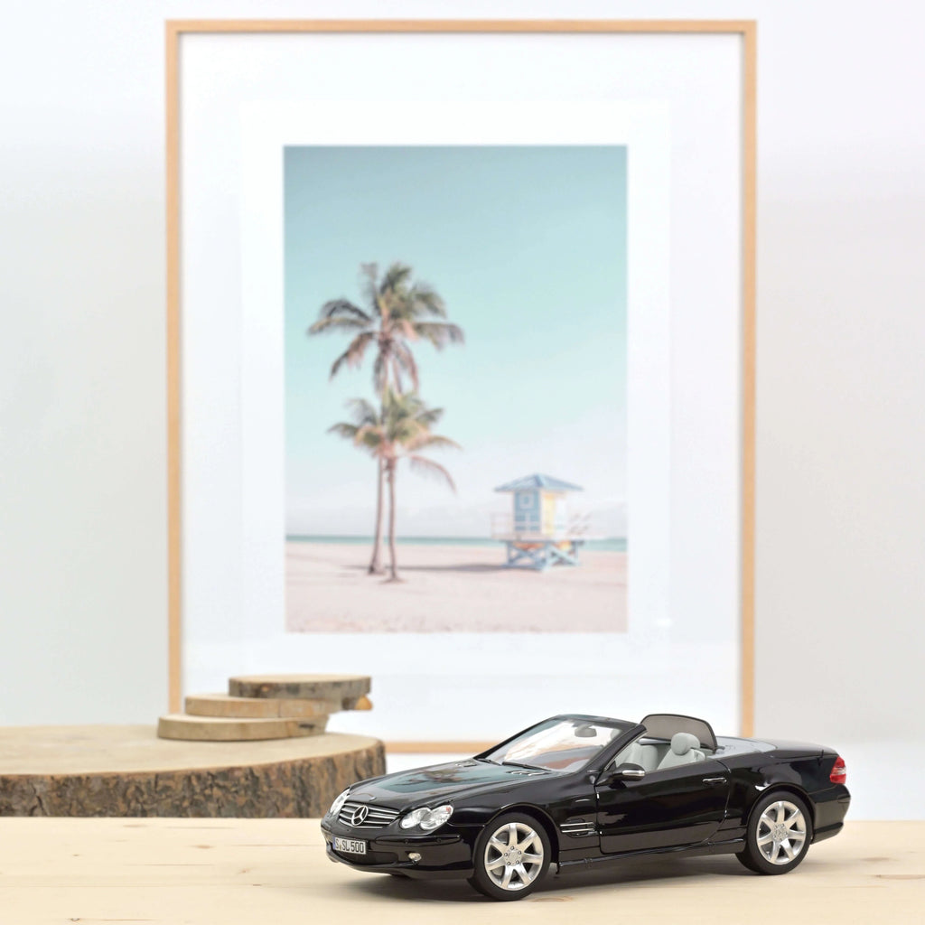 Mercedes-Benz SL 500 2003 Noir 1:18