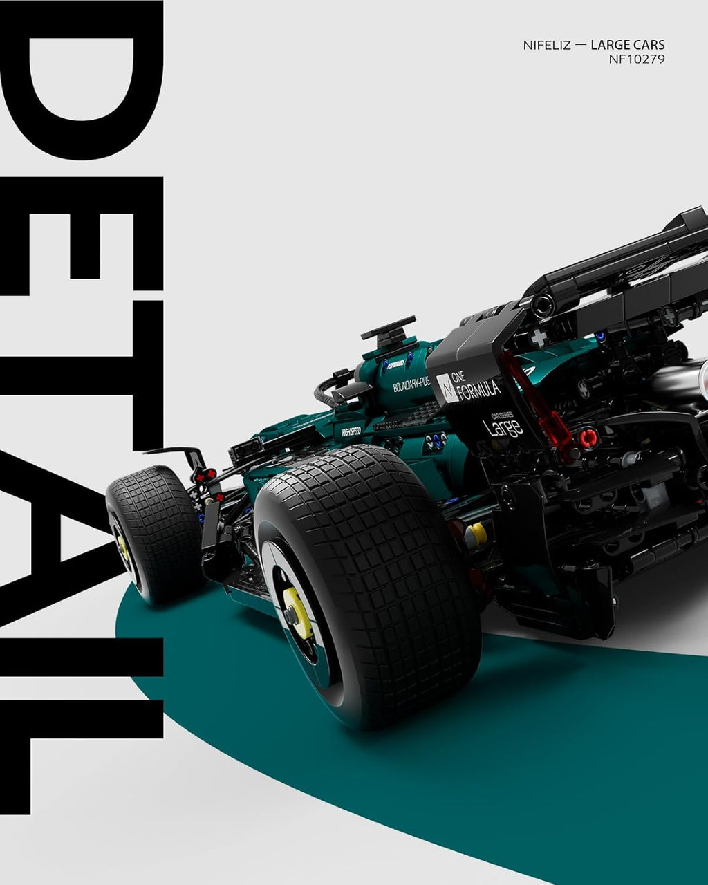 Nifeliz AM24 Formula 1 Racing Car (2351 PCS, NF10279)