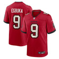 Men's Tampa Bay Buccaneers Emeka Egbuka Nike Red 2025 NFL Draft First Round Pick Game Jersey