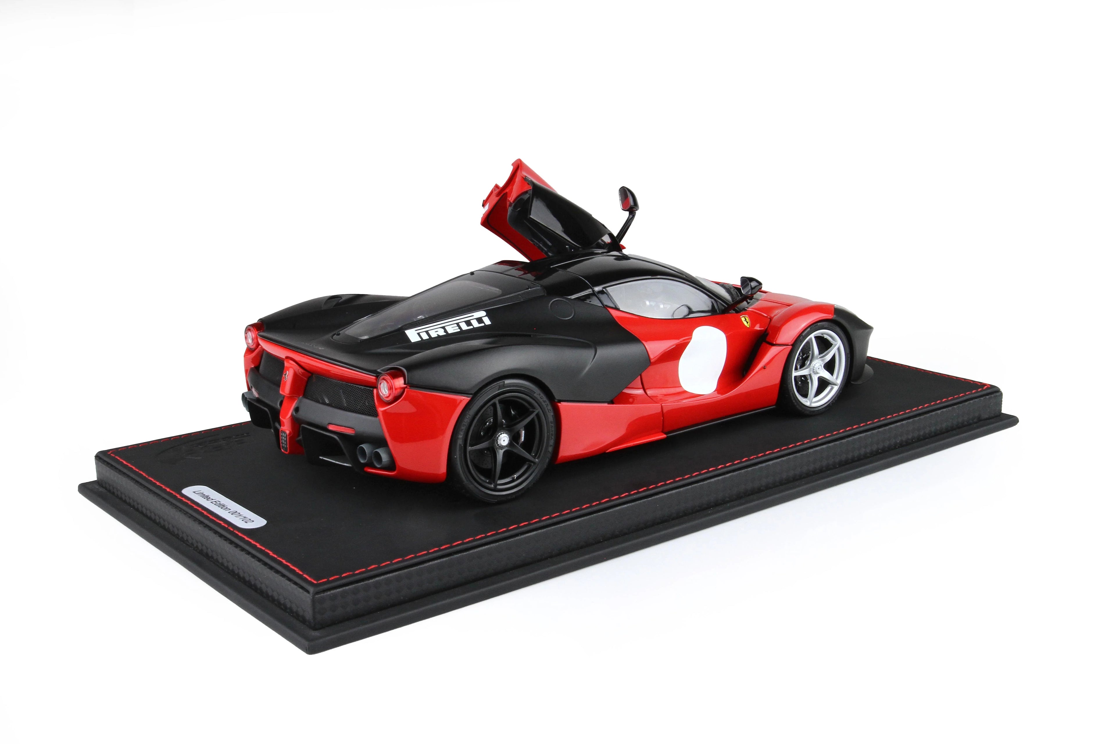 Pre-order BBR Ferrari LaFerrari Test Rosso Corsa Fully Open Diecast - Limited 102 pcs
