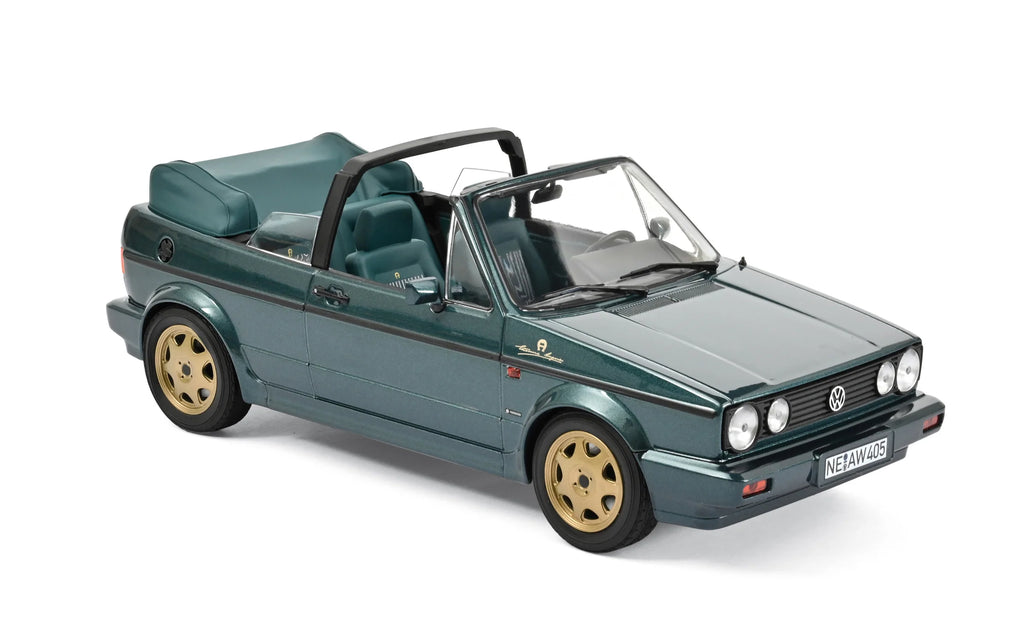 VW Golf Cabriolet Etienne Aigner 1990 Green metallic 1:18