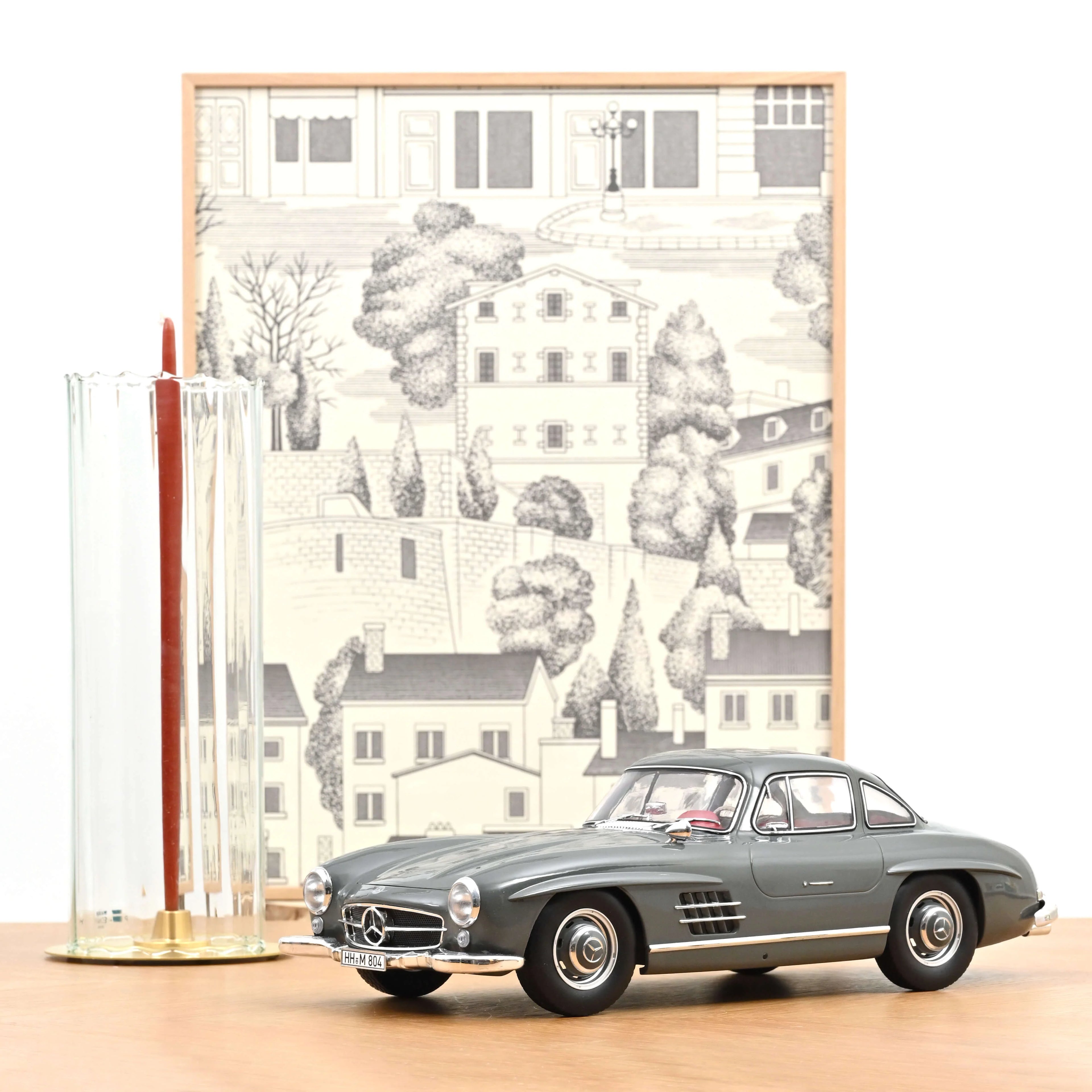 Mercedes-Benz 300 SL 1954 Graphite Grey 1:12