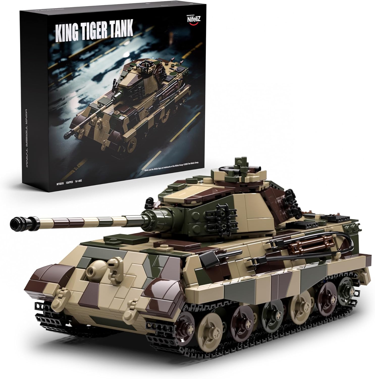 Nifeliz King Tiger Tank (1267 PCS, NF10315)