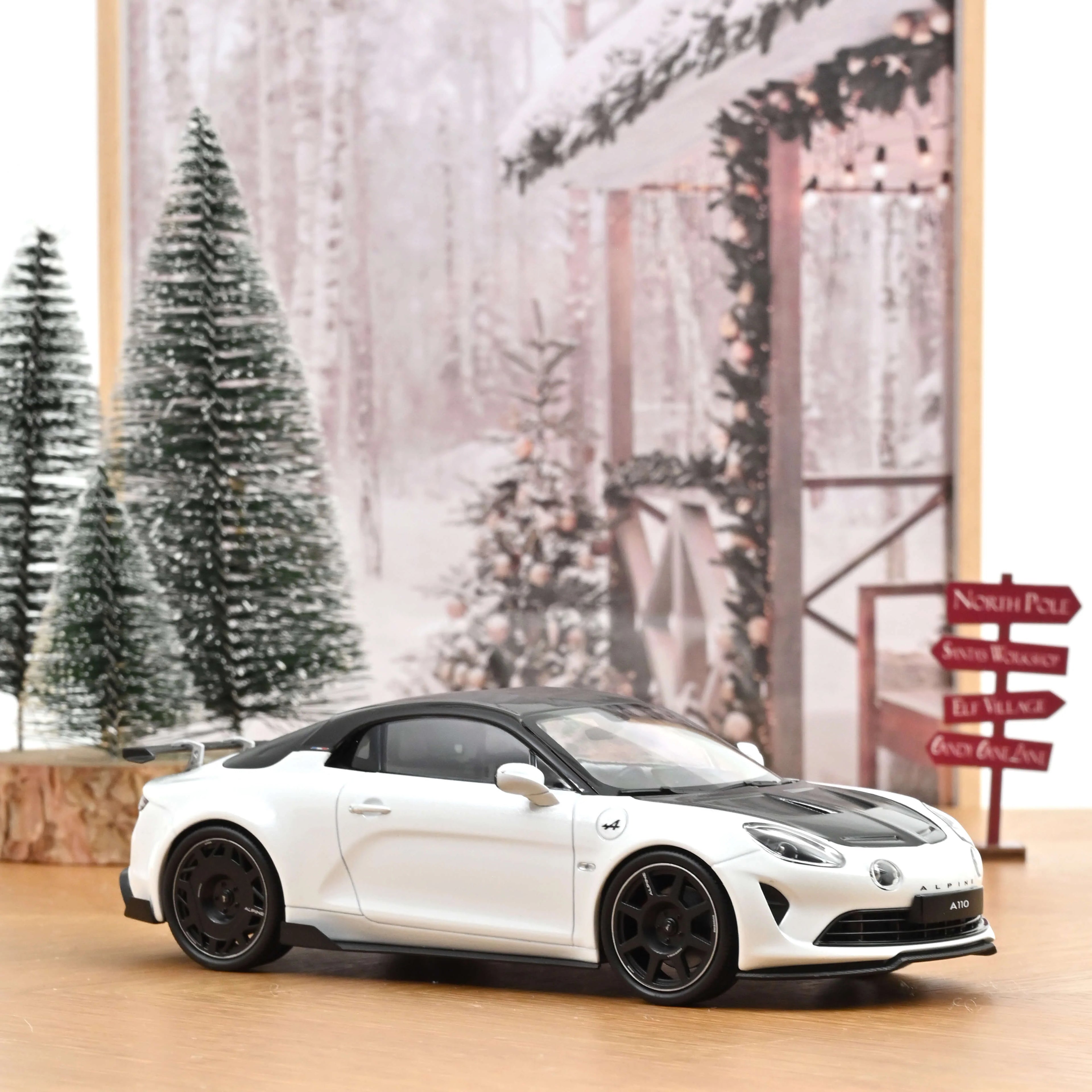 Alpine A110 R 2024 Blanc Irisé 1:18