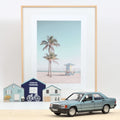Mercedes-Benz 190 E 1984 Bleu clair métallisé 1:18