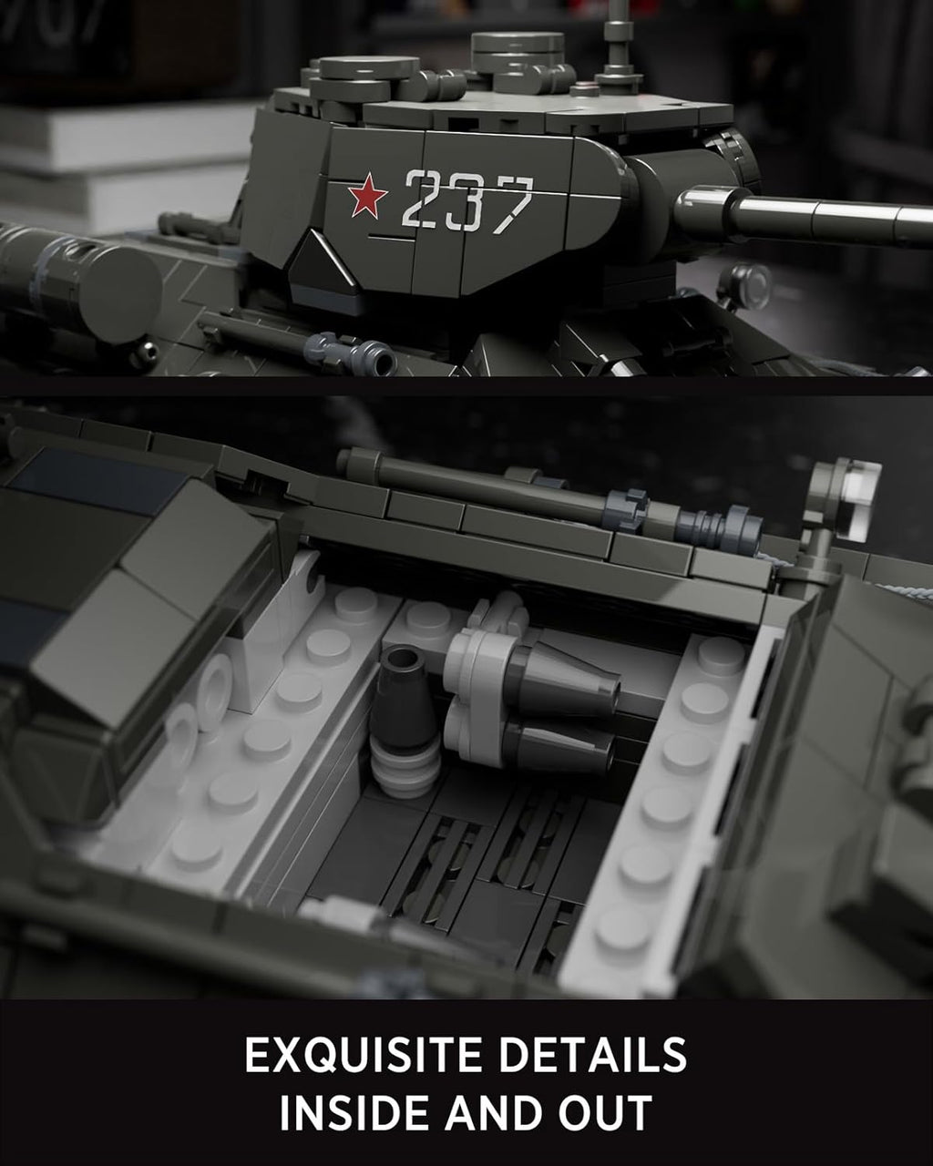 Nifeliz T34/85 Tank (818 PCS, NF10270)