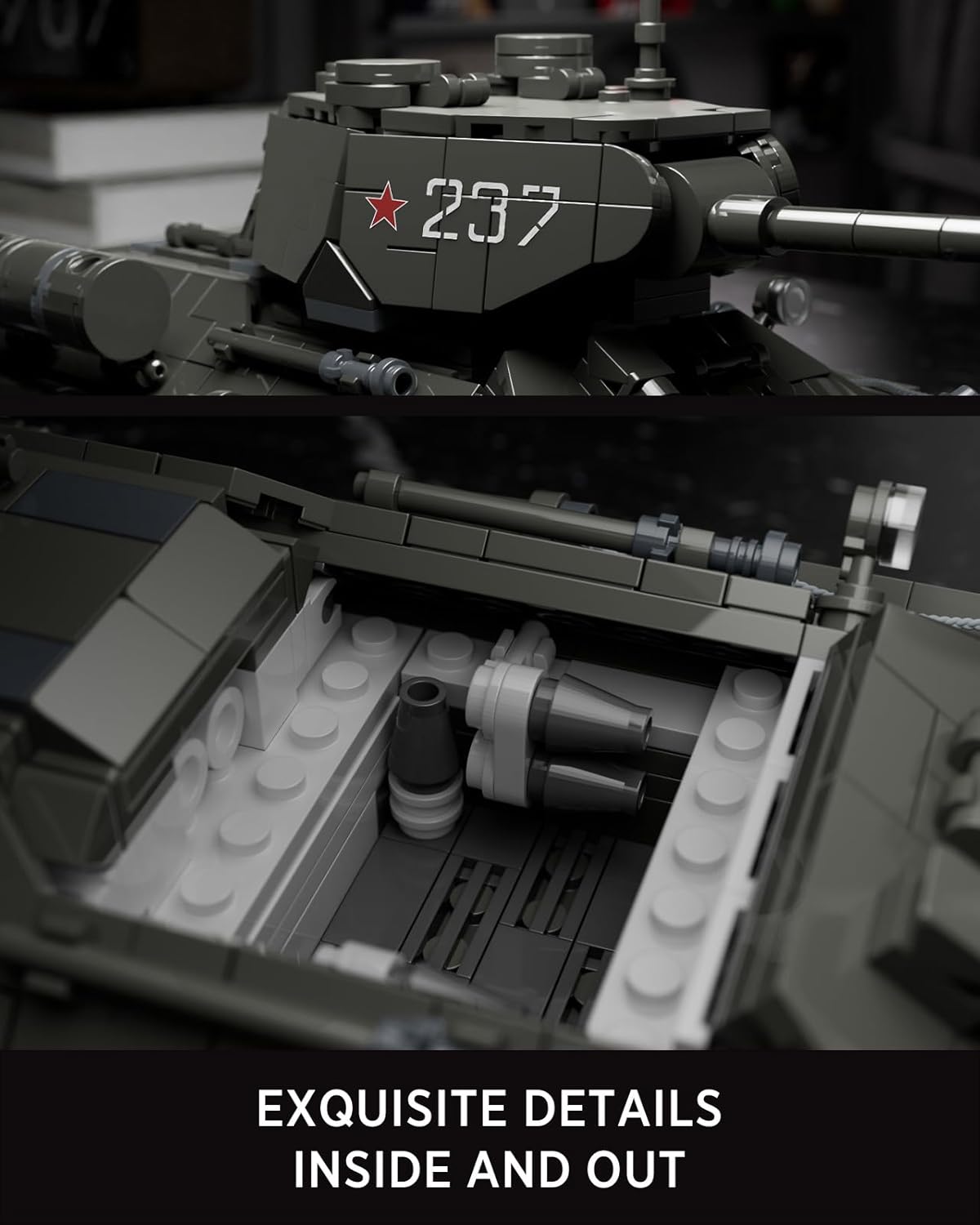 Nifeliz T34/85 Tank (818 PCS, NF10270)