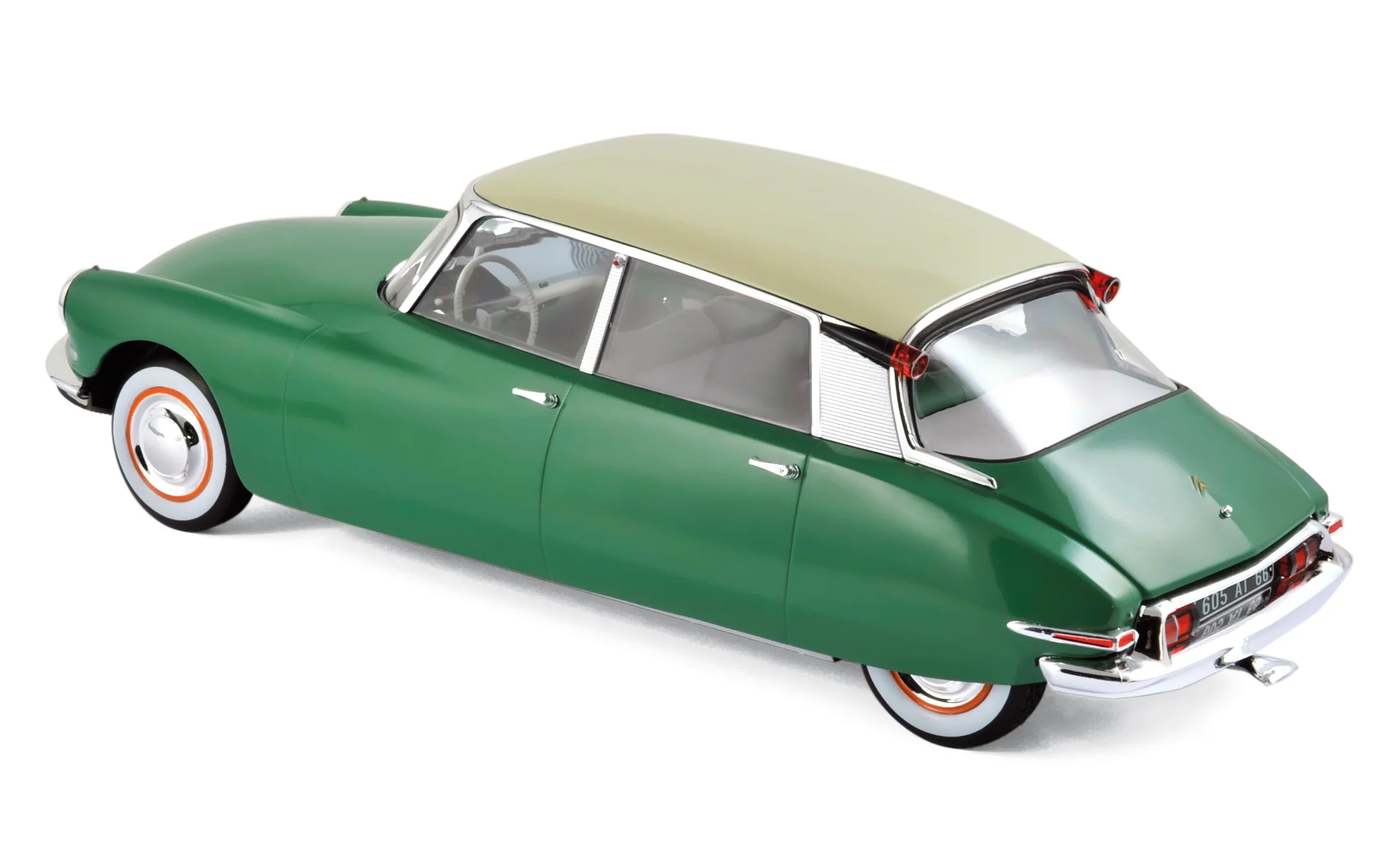 Citroën DS 19 1956 Vert Printemps & Beige 1:18