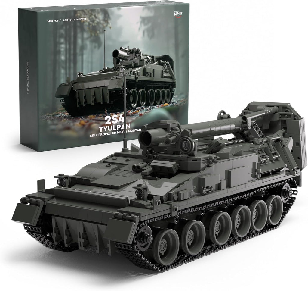 Nifeliz 2S4 Military Tank (1438PCS, NF10291)