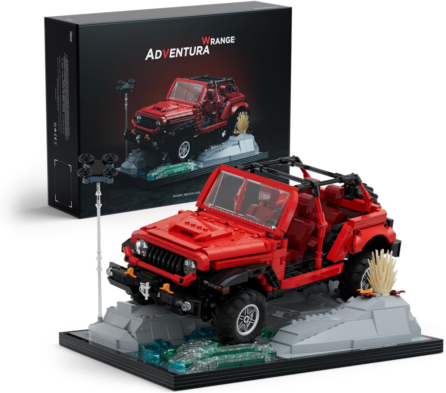 Nifeliz Wrange Pick-up Car (1993 PCS, NF10281)