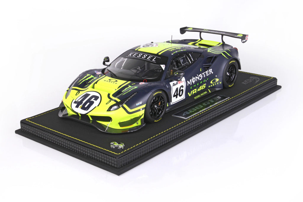 BBR Clearance Ferrari 488 GT3 Valentino Rossi Team Kessel - Limited 346 pcs, Last One