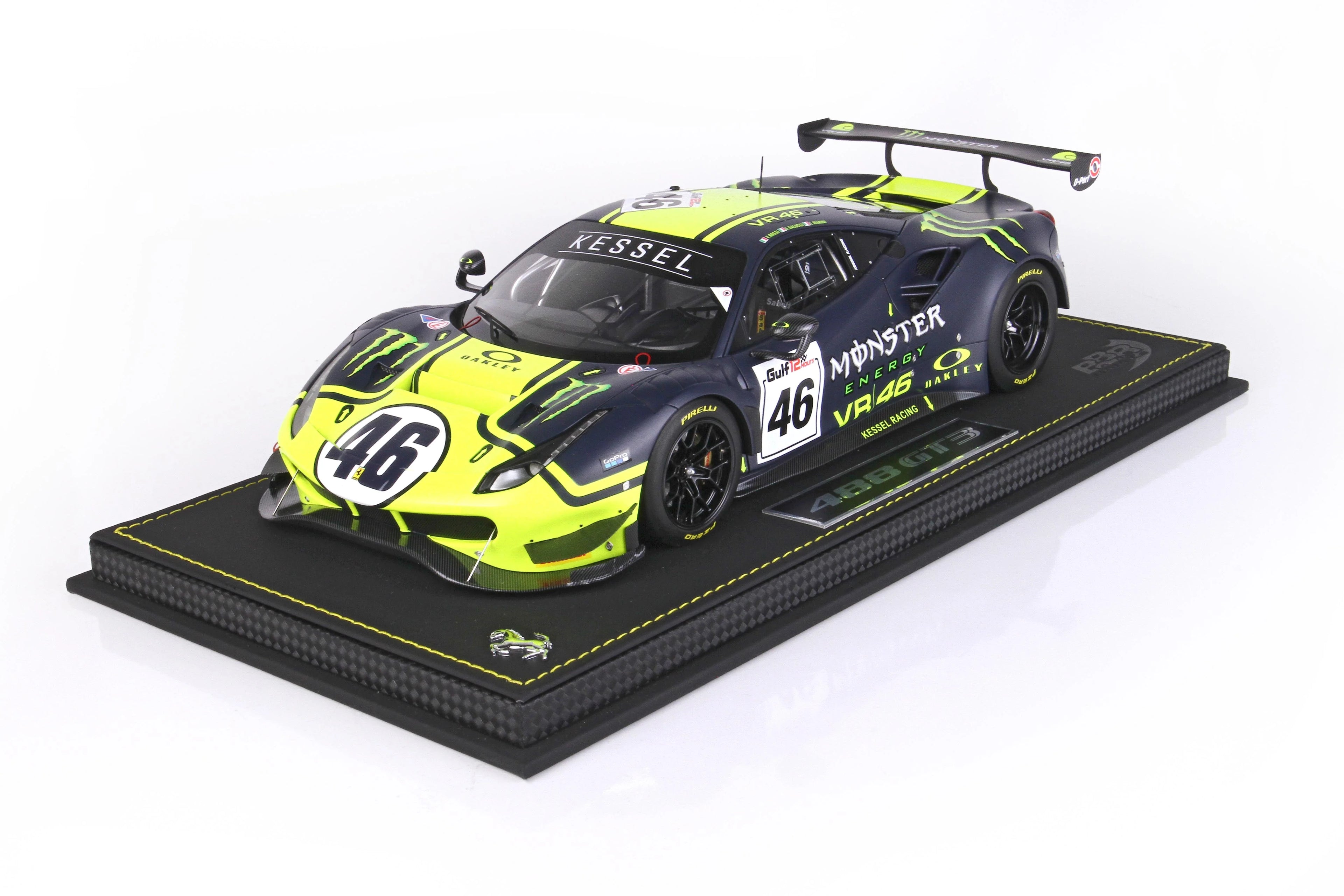 BBR Clearance Ferrari 488 GT3 Valentino Rossi Team Kessel - Limited 346 pcs, Last One