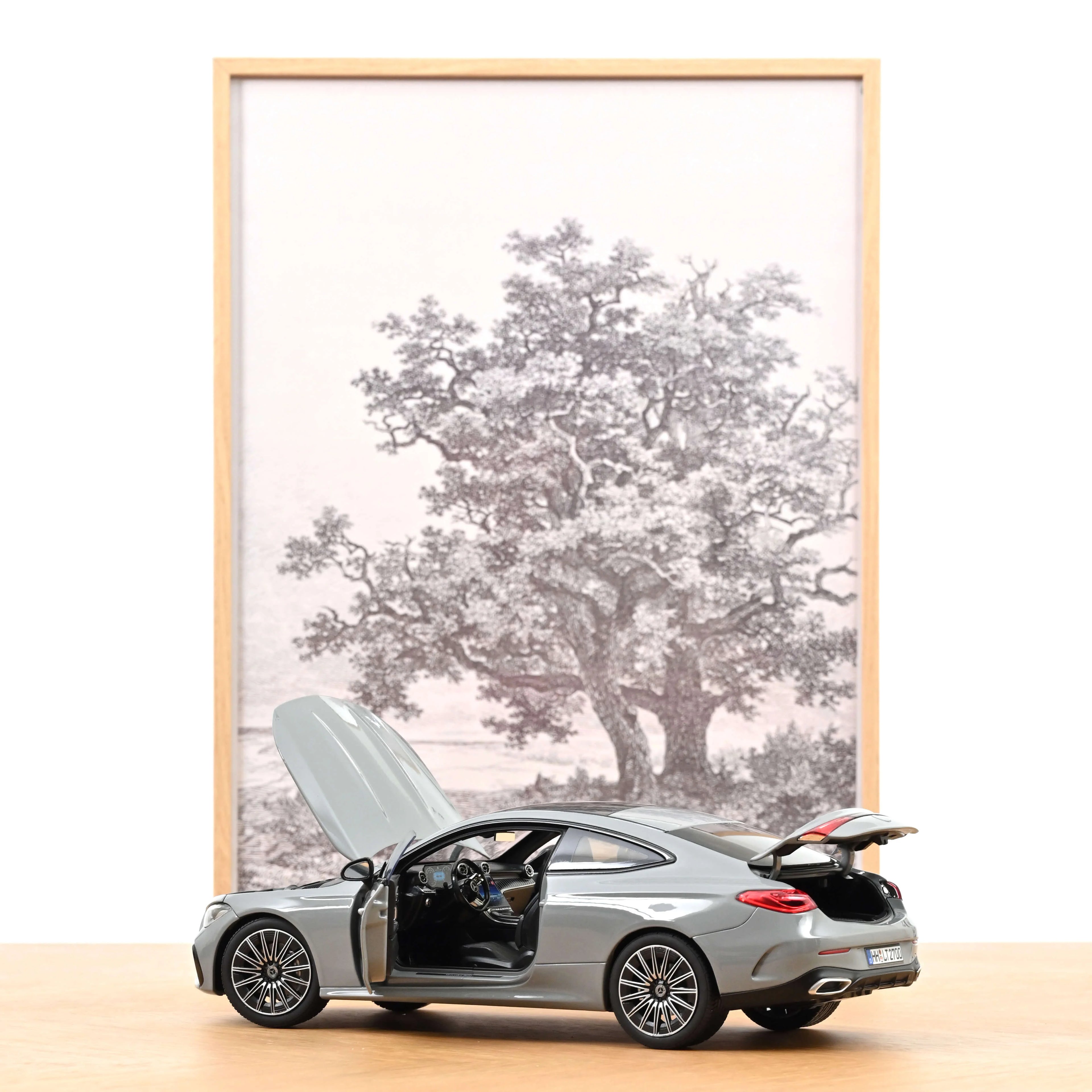 Mercedes-Benz CLE Coupé 2024 Alpine Grey 1:18 - 200pcs