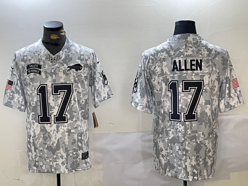 Men's Buffalo Bills Josh Allen #17 Arctic Camo 2024 Salute to Service Limited Jersey1